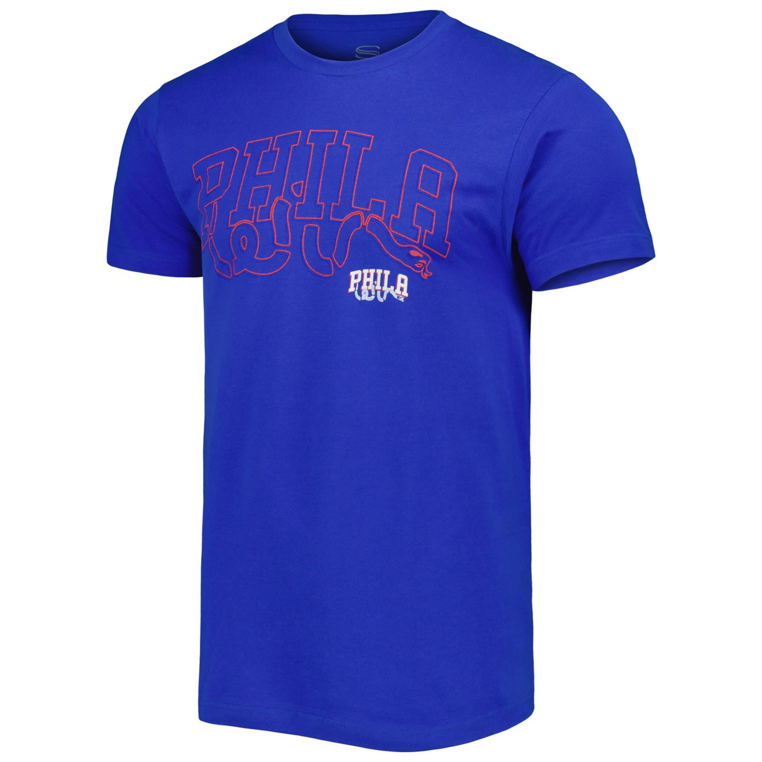 Unisex Stadium Essentials Philadelphia 76ers Element Logo Pop T-Shirt                                                            - view number 2
