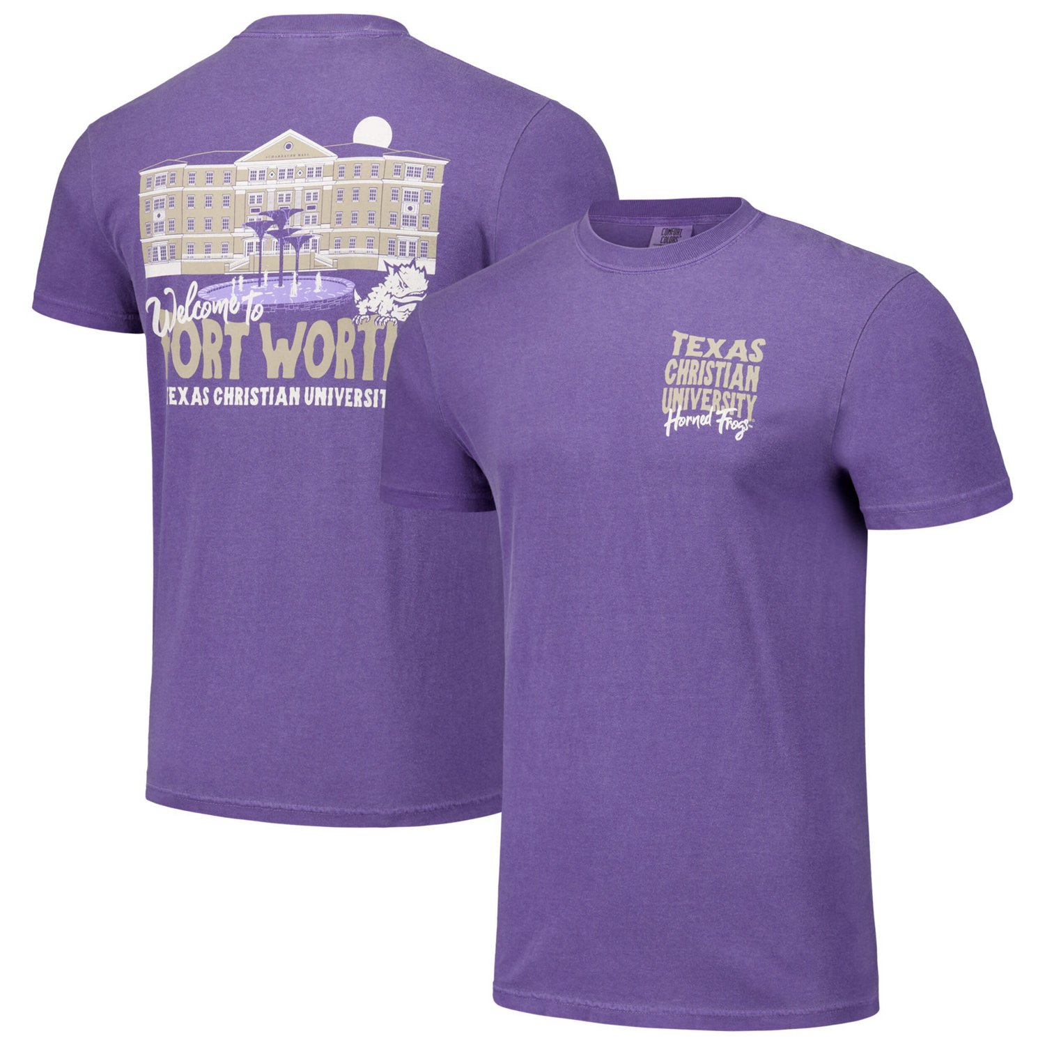 Unisex TCU Horned Frogs Hyper Local Welcome to Campus T-Shirt