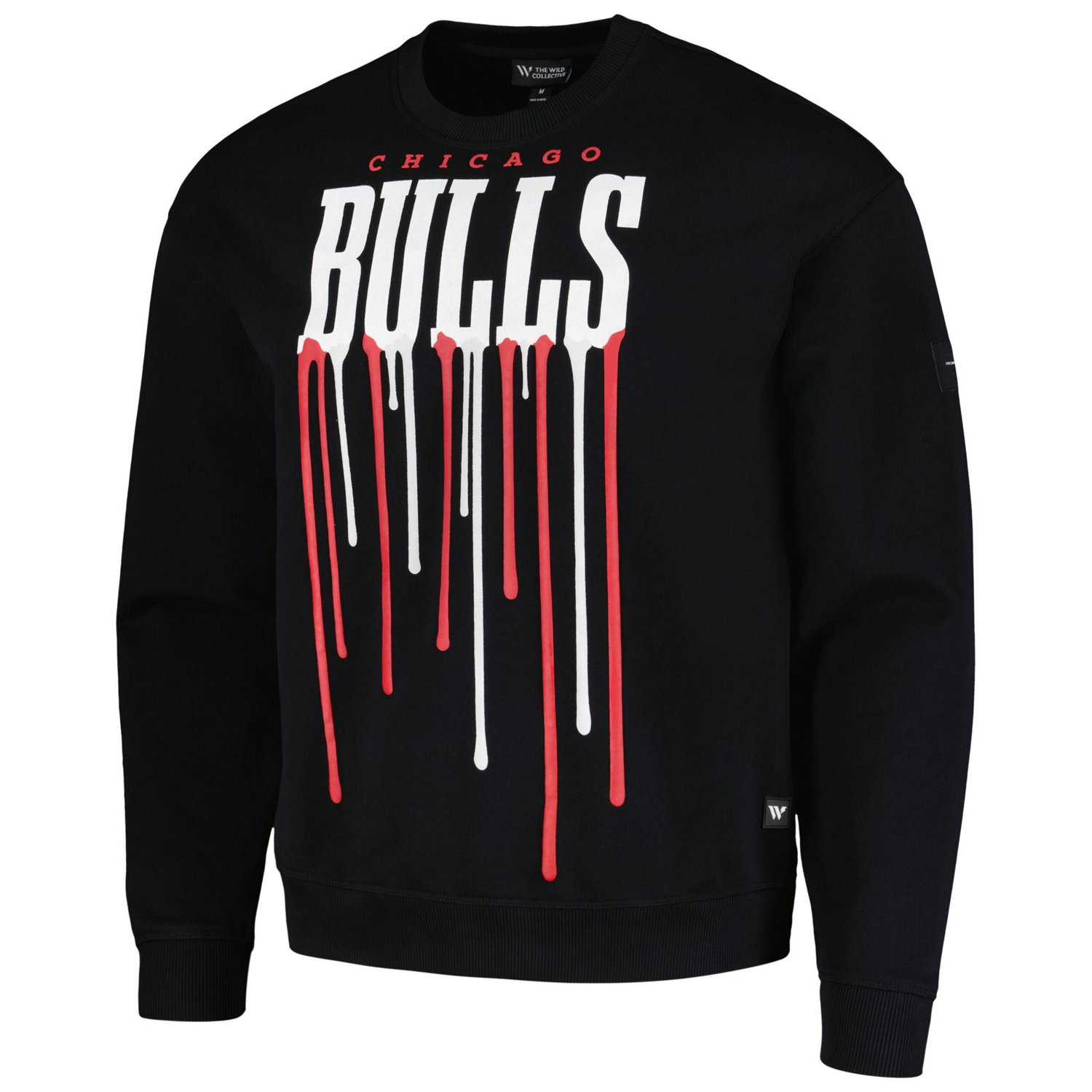 Unisex The Wild Collective Chicago Bulls Drip Pullover Sweatshirt                                                                - view number 2
