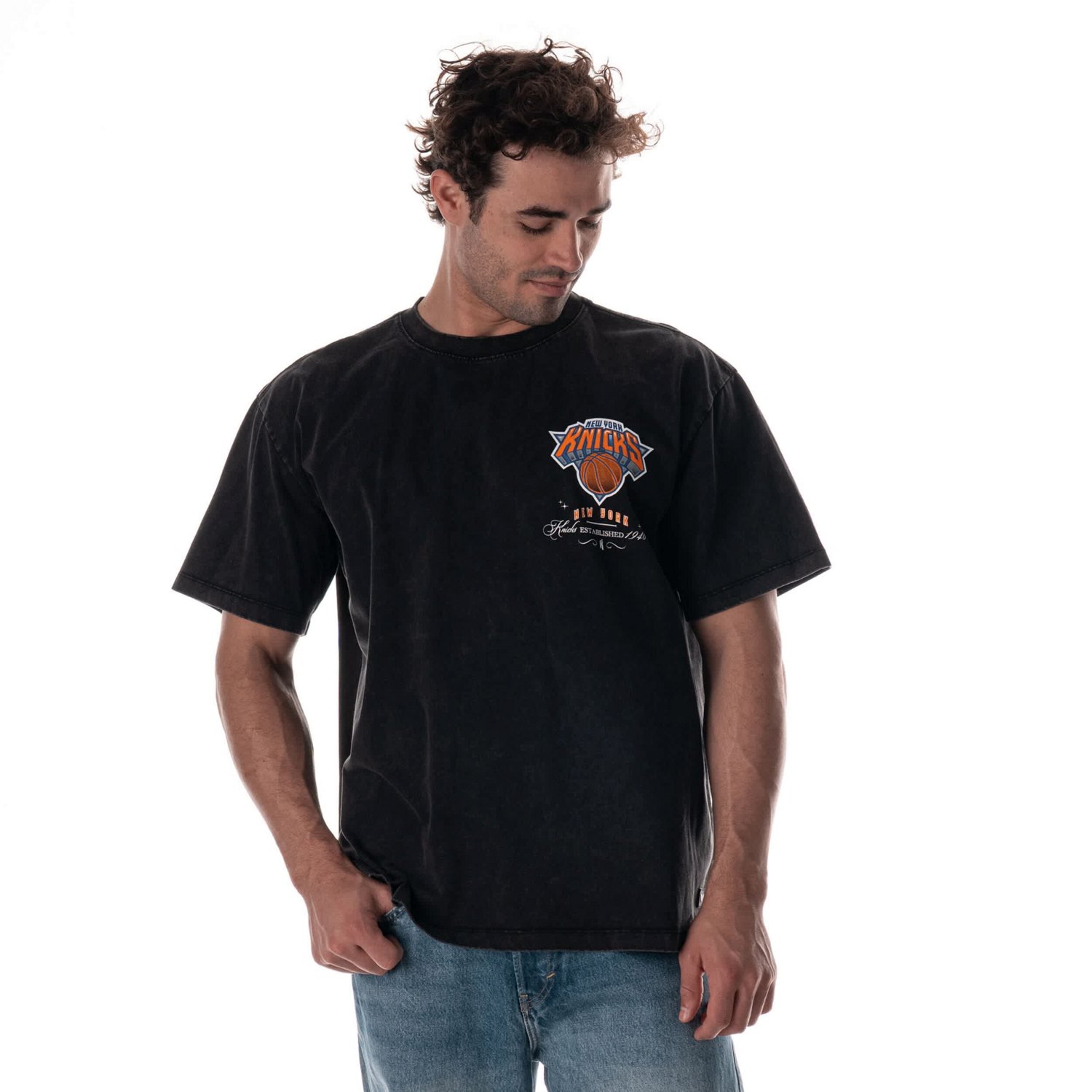 Unisex The Wild Collective New York Knicks Oversized Streetwear T-Shirt - view number 3