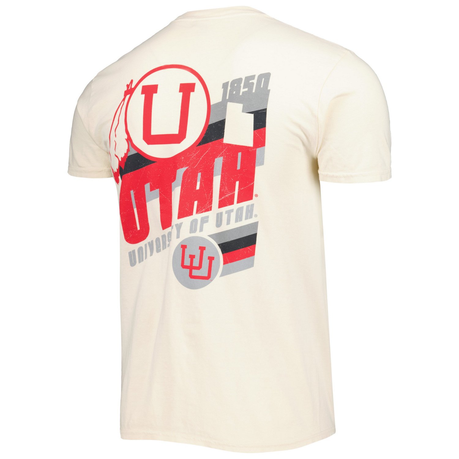Utah Utes Vault Vintage Comfort Color T-Shirt - view number 3