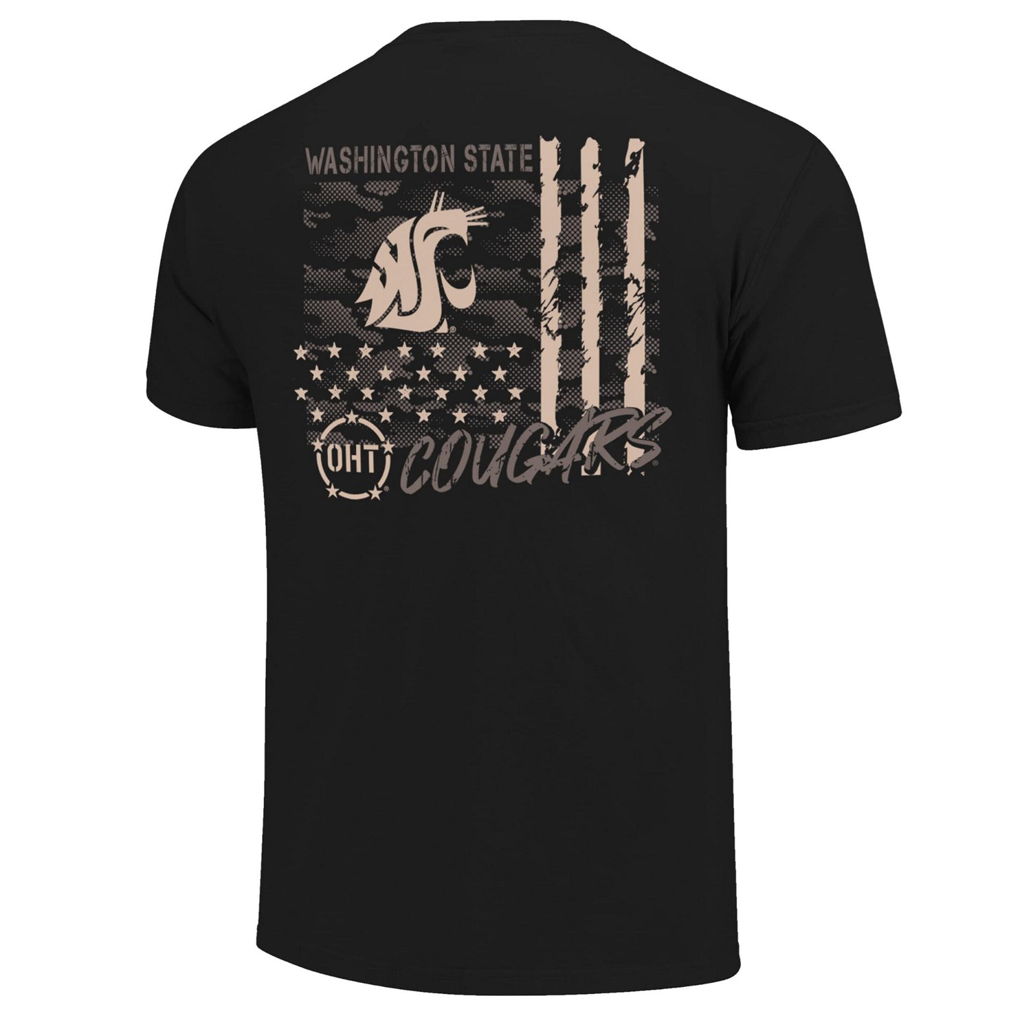 Washington State Cougars Comfort Colors OHT Camo Overlay T-Shirt - view number 4