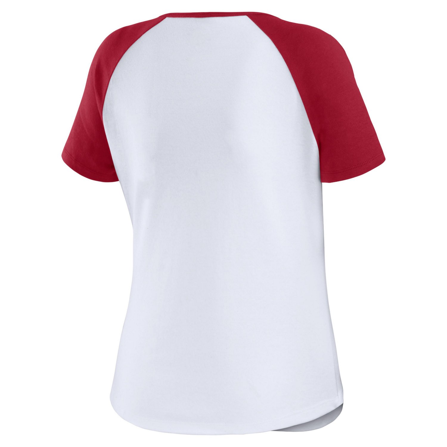 WEAR by Erin Andrews Alabama Crimson Tide Baseball Logo Raglan Henley T-Shirt - view number 3