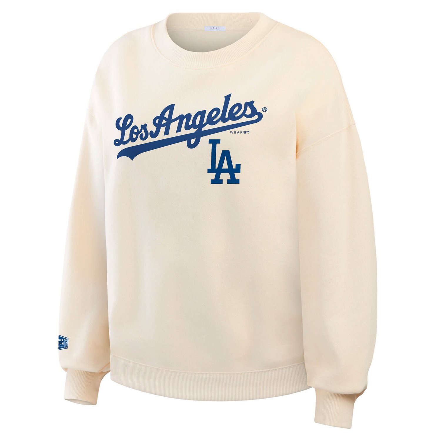 WEAR by Erin Andrews Los Angeles Dodgers Heavyweight Crew Neck Sweatshirt - view number 3