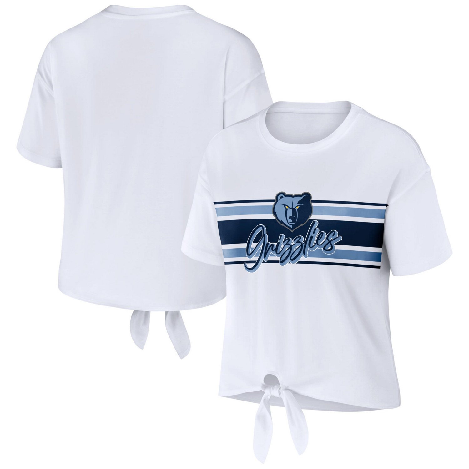 WEAR by Erin Andrews Memphis Grizzlies Tie-Front T-Shirt - view number 1