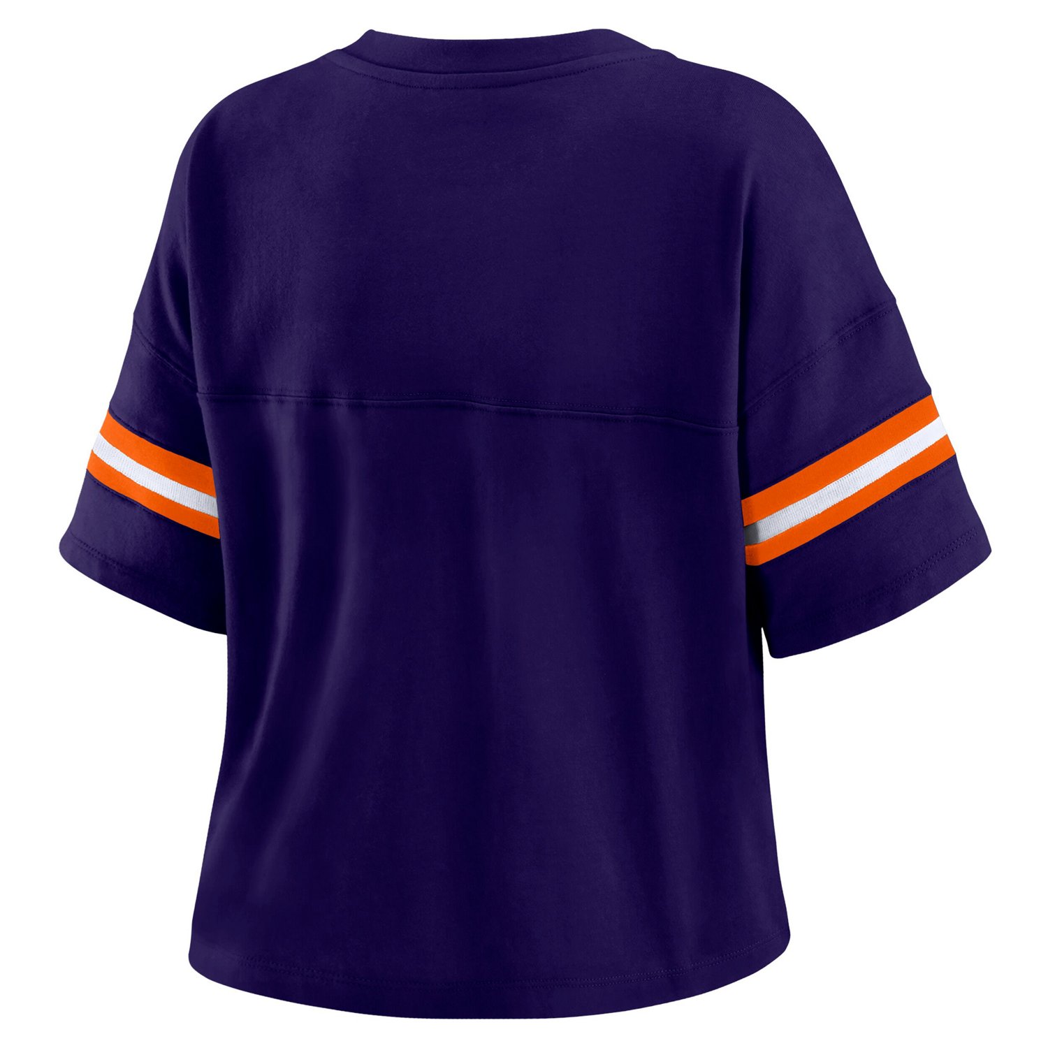 WEAR by Erin Andrews Phoenix Suns Plus Size Color Block Boxy V-Neck T-Shirt - view number 3