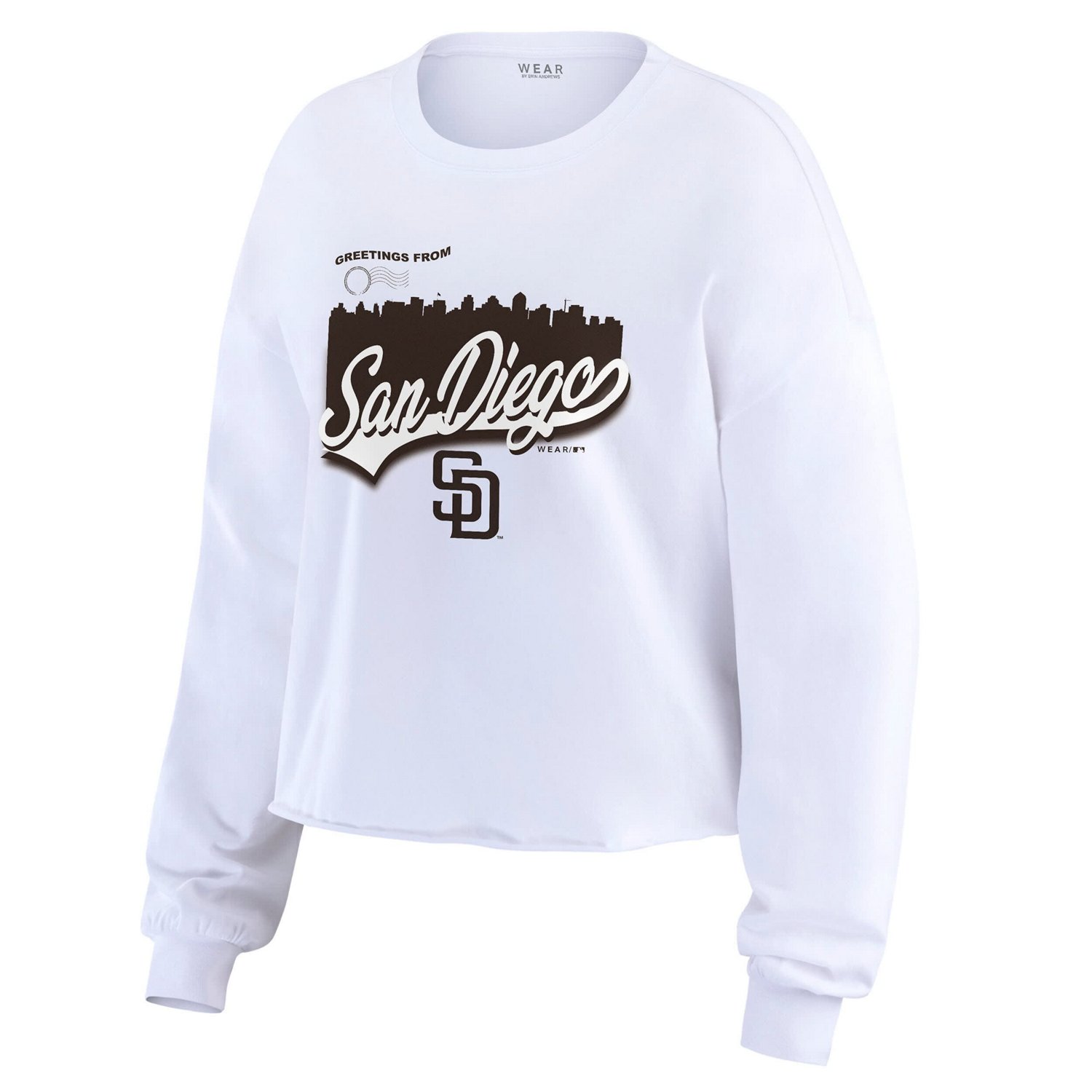 WEAR by Erin Andrews San Diego Padres Domestic Postcard Long Sleeve T-Shirt - view number 2
