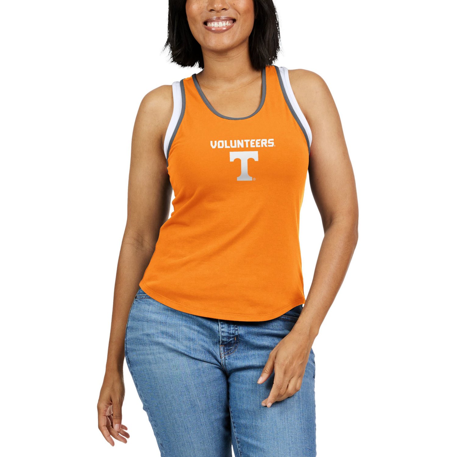 WEAR by Erin Andrews Tennessee Tennessee Volunteers Open Hole Razorback Tank Top - view number 4