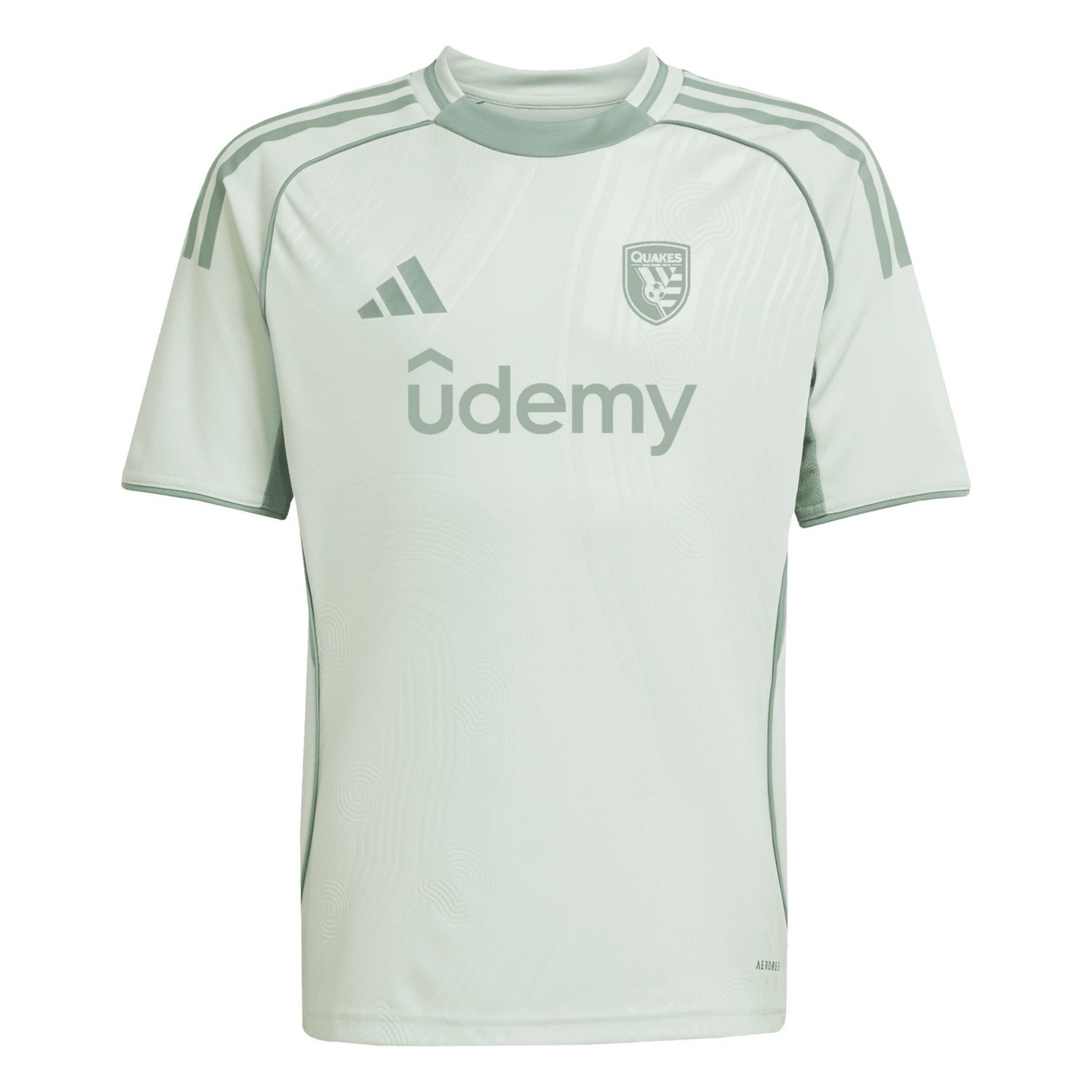 Youth adidas Light San Jose Earthquakes 2025 One Planet Pre-Match Top - view number 2