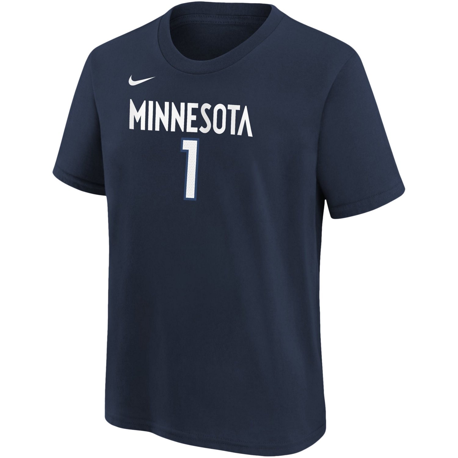 Youth Anthony Edwards Minnesota Timberwolves Icon Name  Number T-Shirt - view number 2