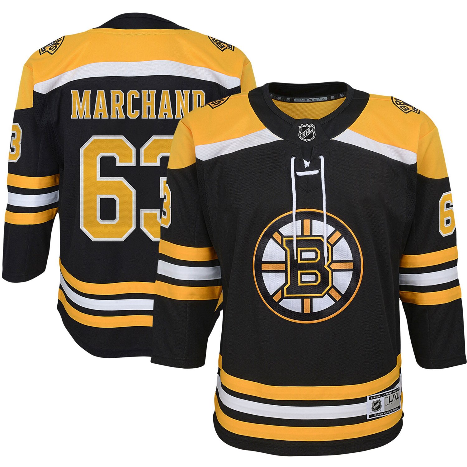 Youth Brad Marchand Boston Bruins Home Premier Player Jersey