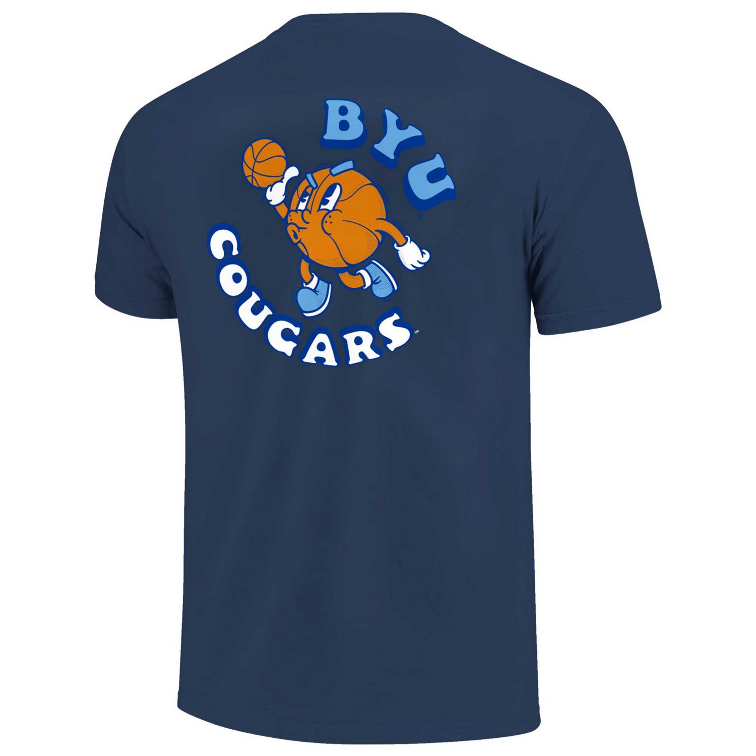 Youth BYU Cougars Comfort Colors Basketball T-Shirt - view number 3