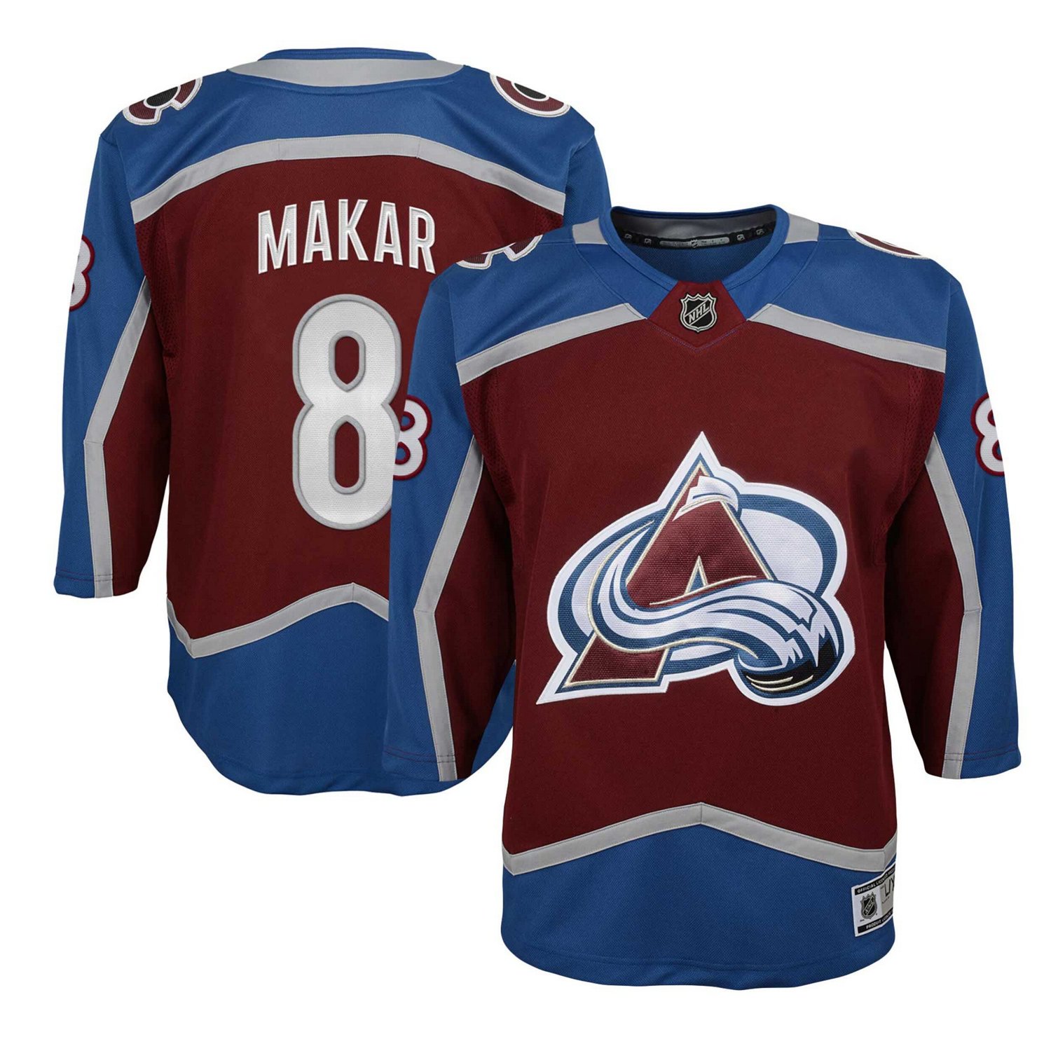 Youth Cale Makar Colorado Avalanche Home Premier Player Jersey