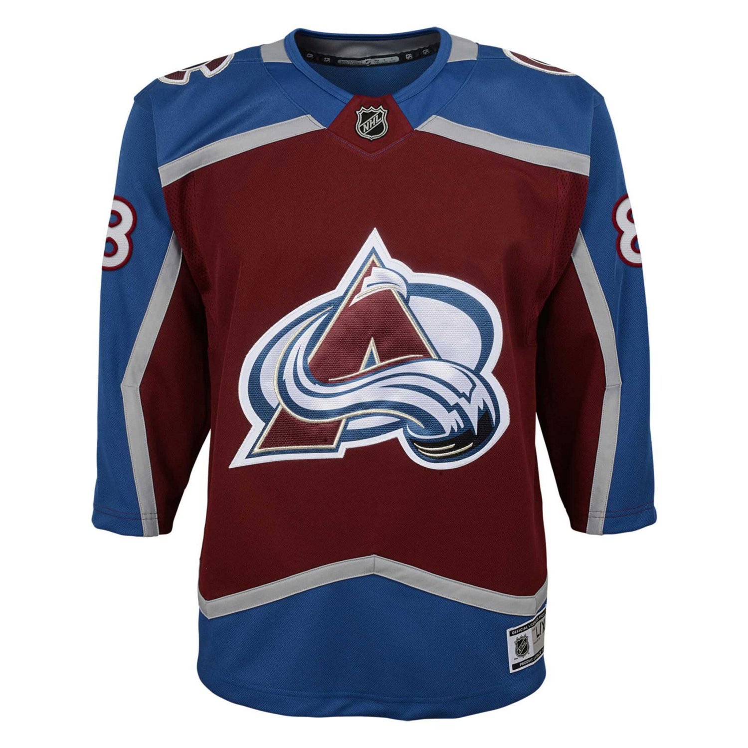Youth Cale Makar Colorado Avalanche Home Premier Player Jersey - view number 2