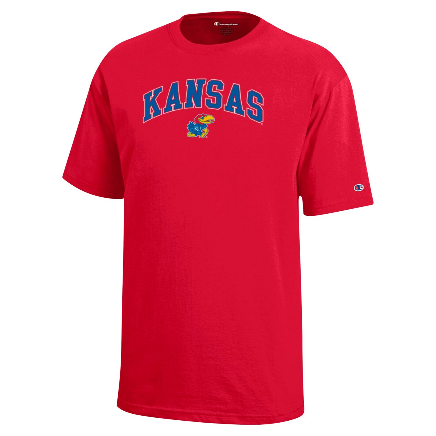 Youth Champion Kansas Jayhawks Arch Over Logo T-Shirt - view number 2