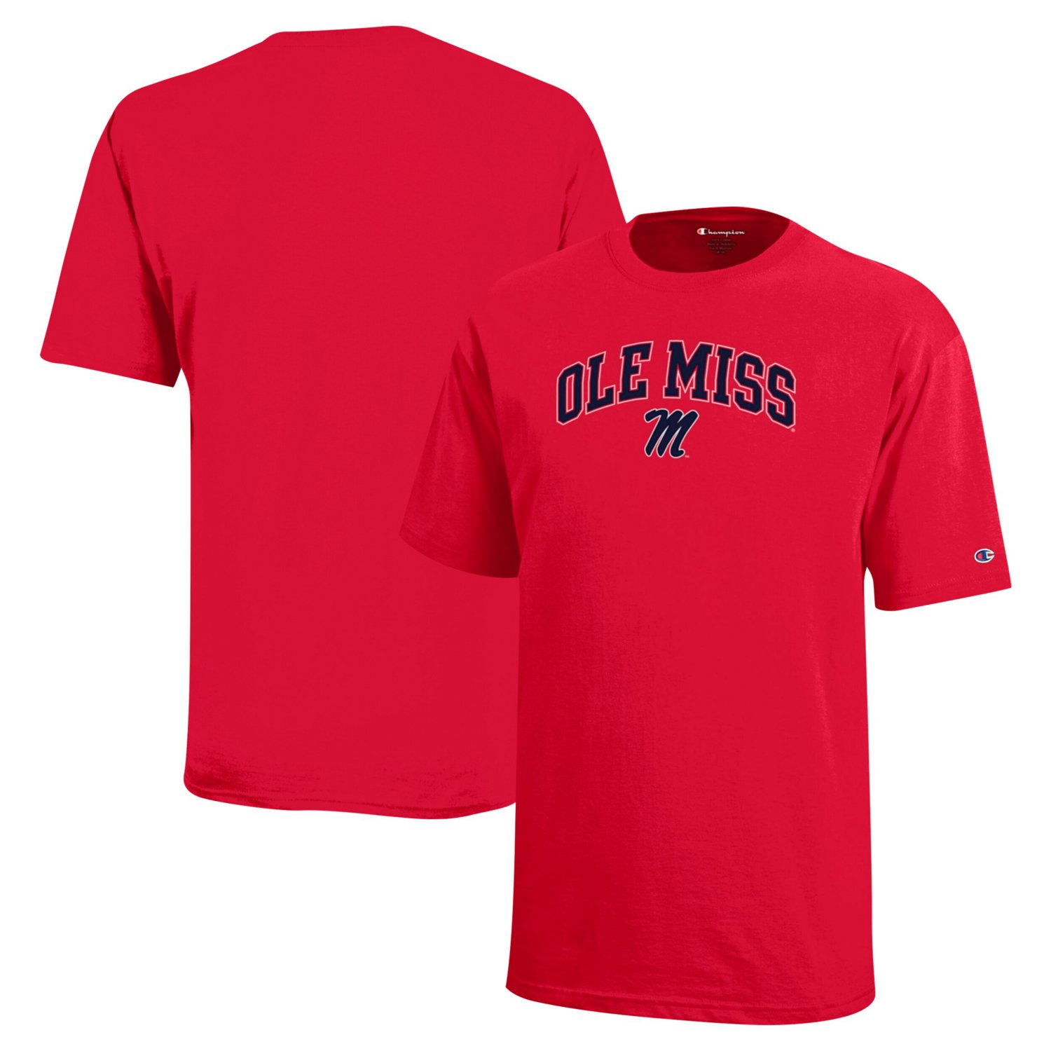 Youth Champion Ole Miss Rebels Arch Over Logo T-Shirt