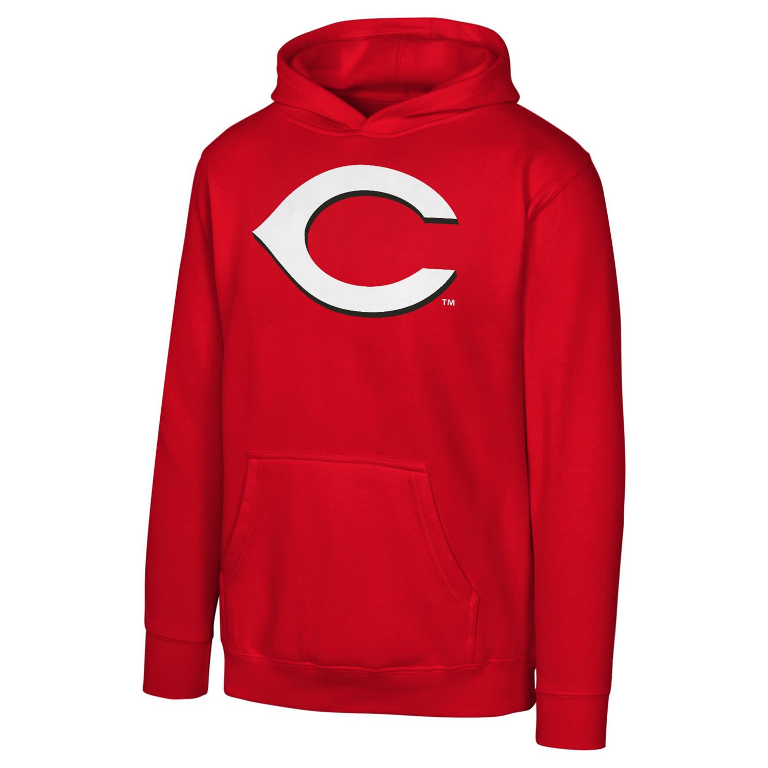 Youth Cincinnati s Primary Logo Pullover Hoodie                                                                                  - view number 1