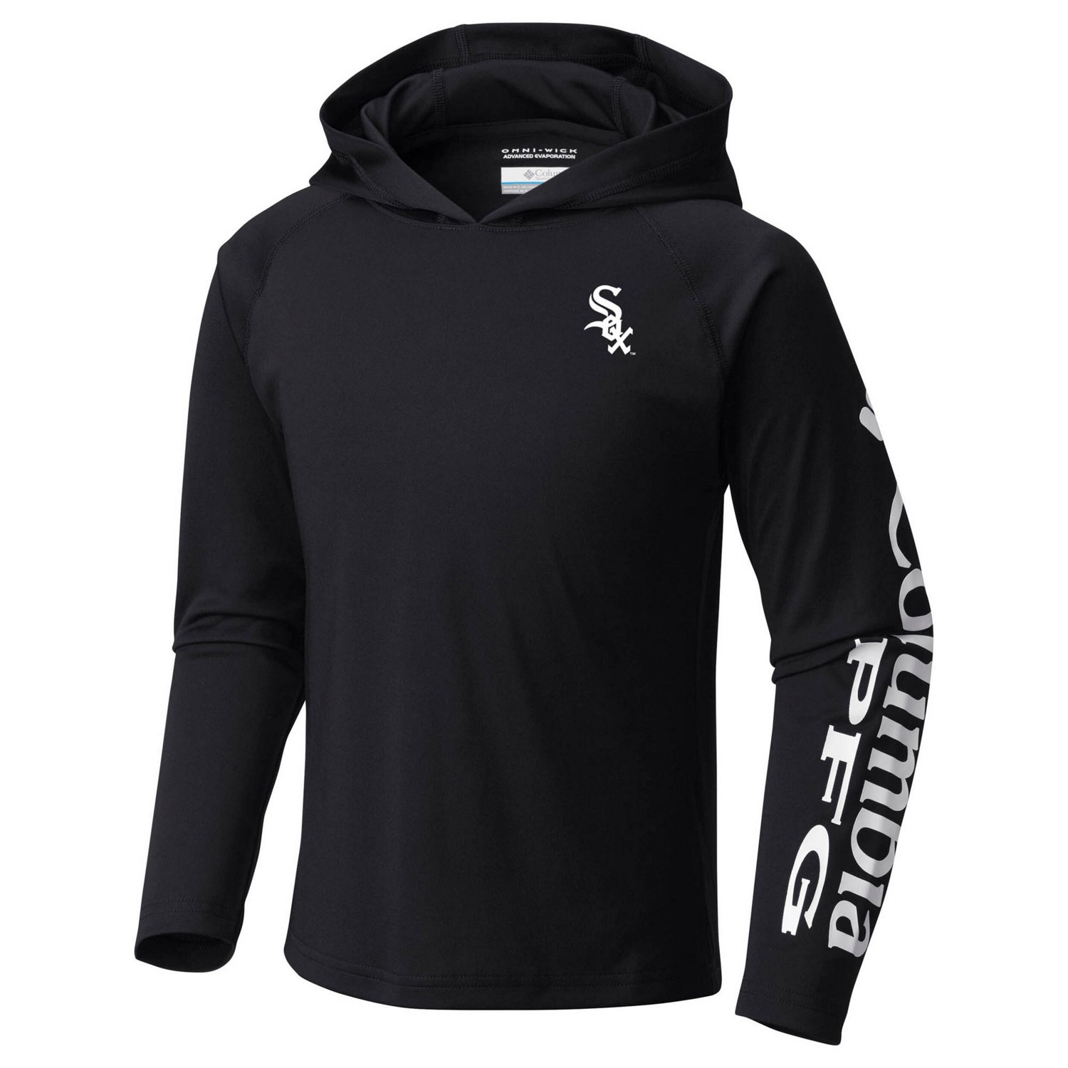 Youth Columbia Chicago White Sox Terminal Tackle Long Sleeve Hoodie T-Shirt - view number 2