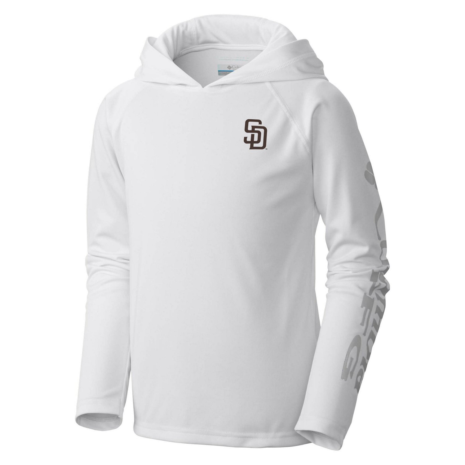 Youth Columbia San Diego Padres Terminal Tackle Long Sleeve Hoodie T-Shirt - view number 2
