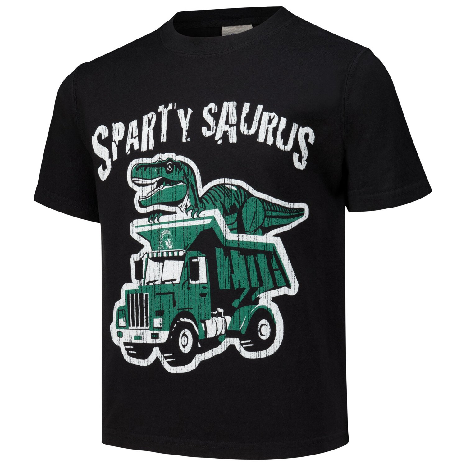 Youth ComfortWash Michigan State Spartans Dino Truck T-Shirt                                                                     - view number 2
