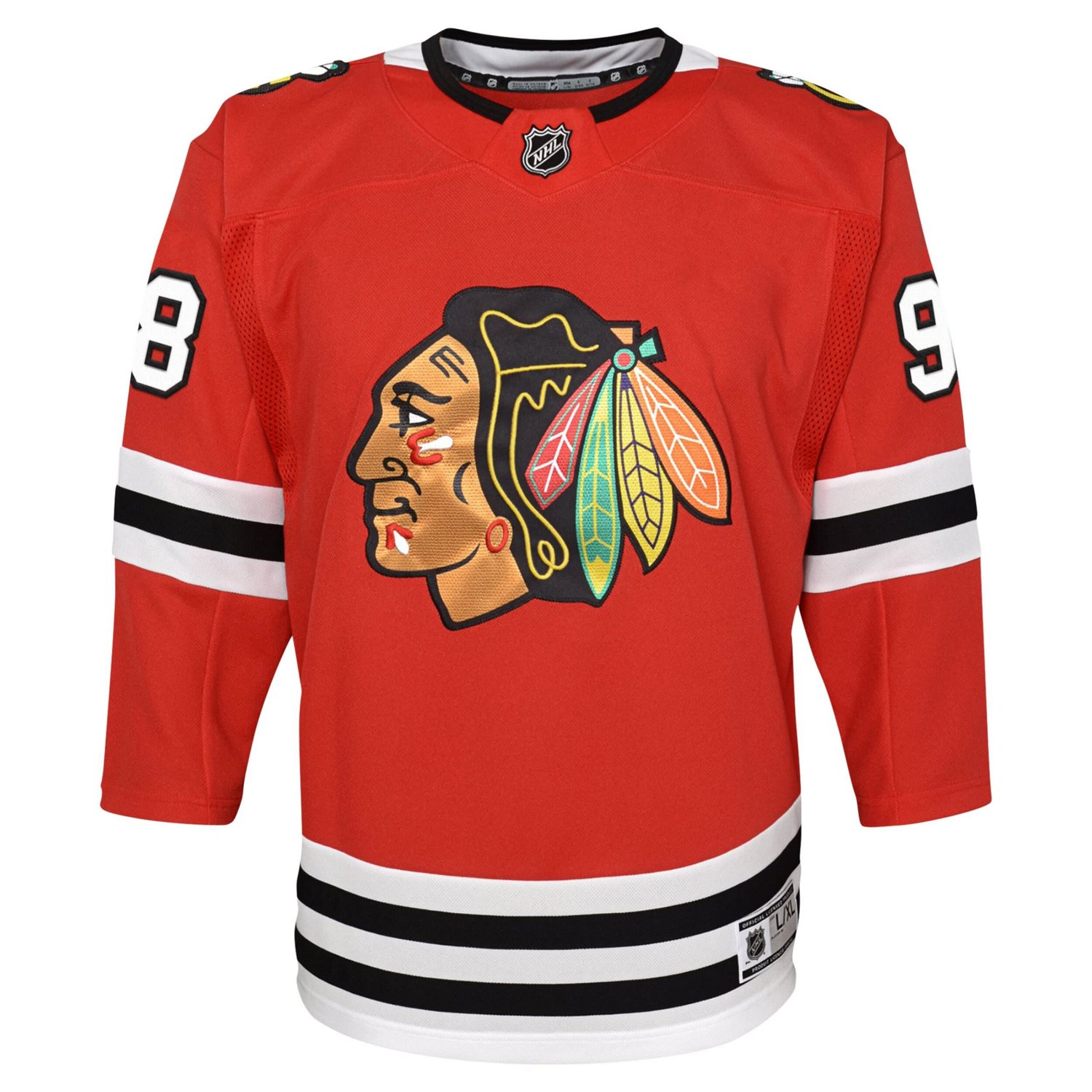 Youth Connor Bedard Chicago Blackhawks Home Premier Player Jersey                                                                - view number 2