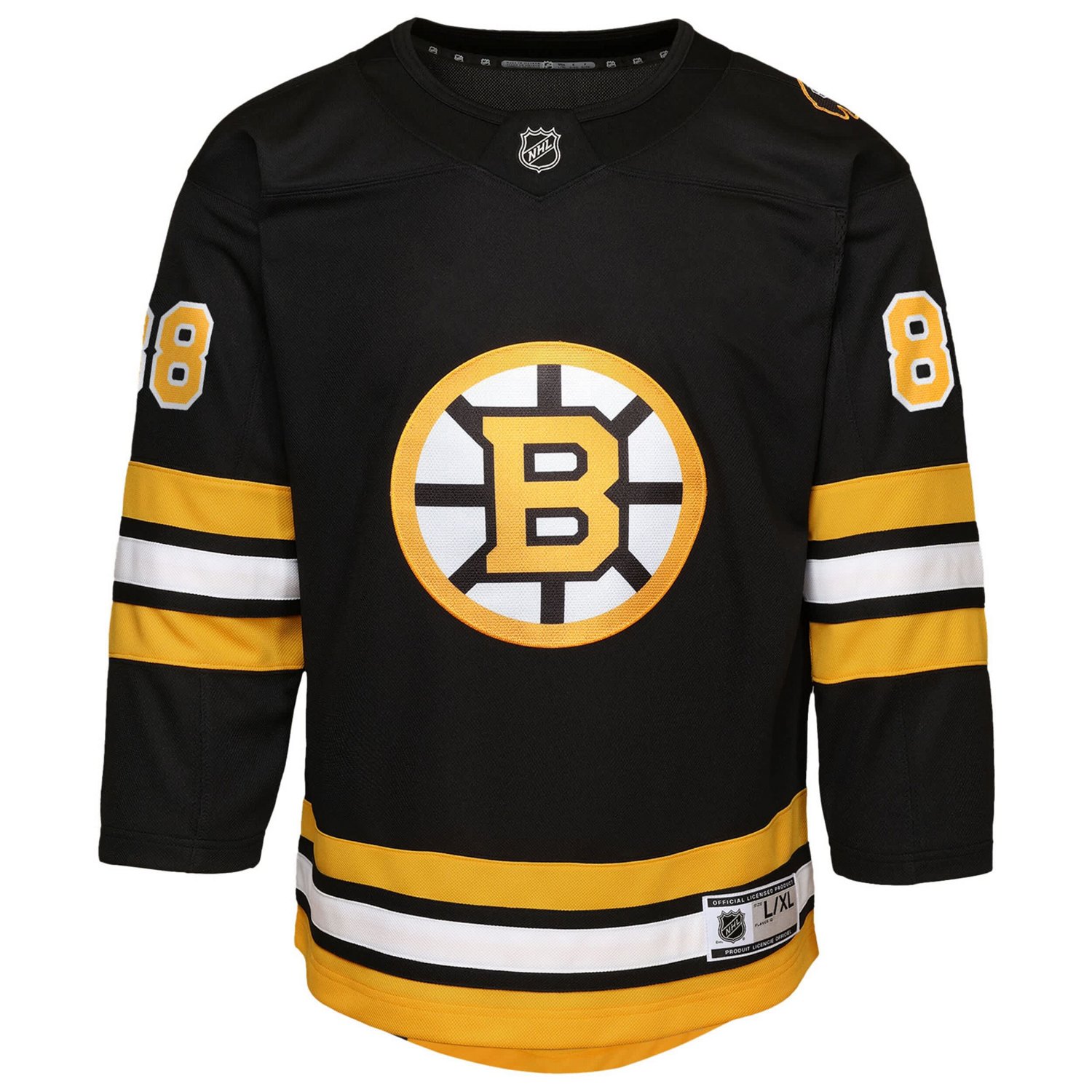Youth David Pastrnak Boston Bruins Home Premier Player Jersey - view number 2