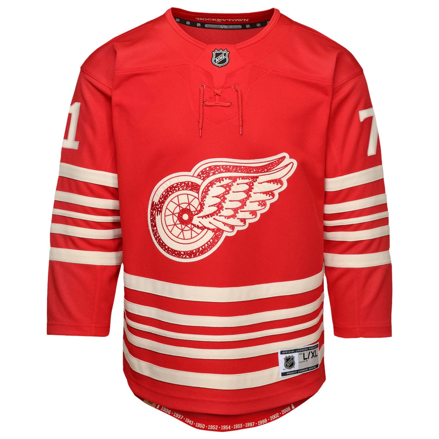 Youth Dylan Larkin Detroit Wings Centennial Replica Player Jersey - view number 2