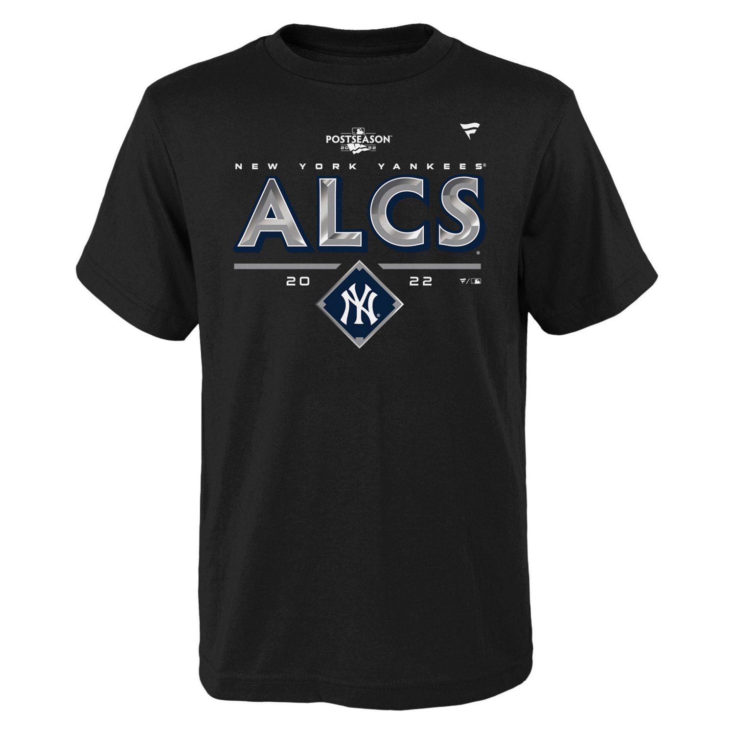 Youth Fanatics Branded New York Yankees 2022 Division Series Winner Locker Room T-Shirt                                          - view number 2