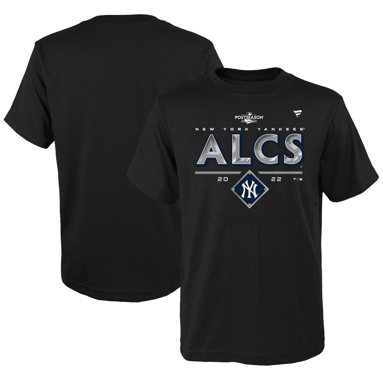 Youth Fanatics Branded New York Yankees 2022 Division Series Winner Locker Room T-Shirt