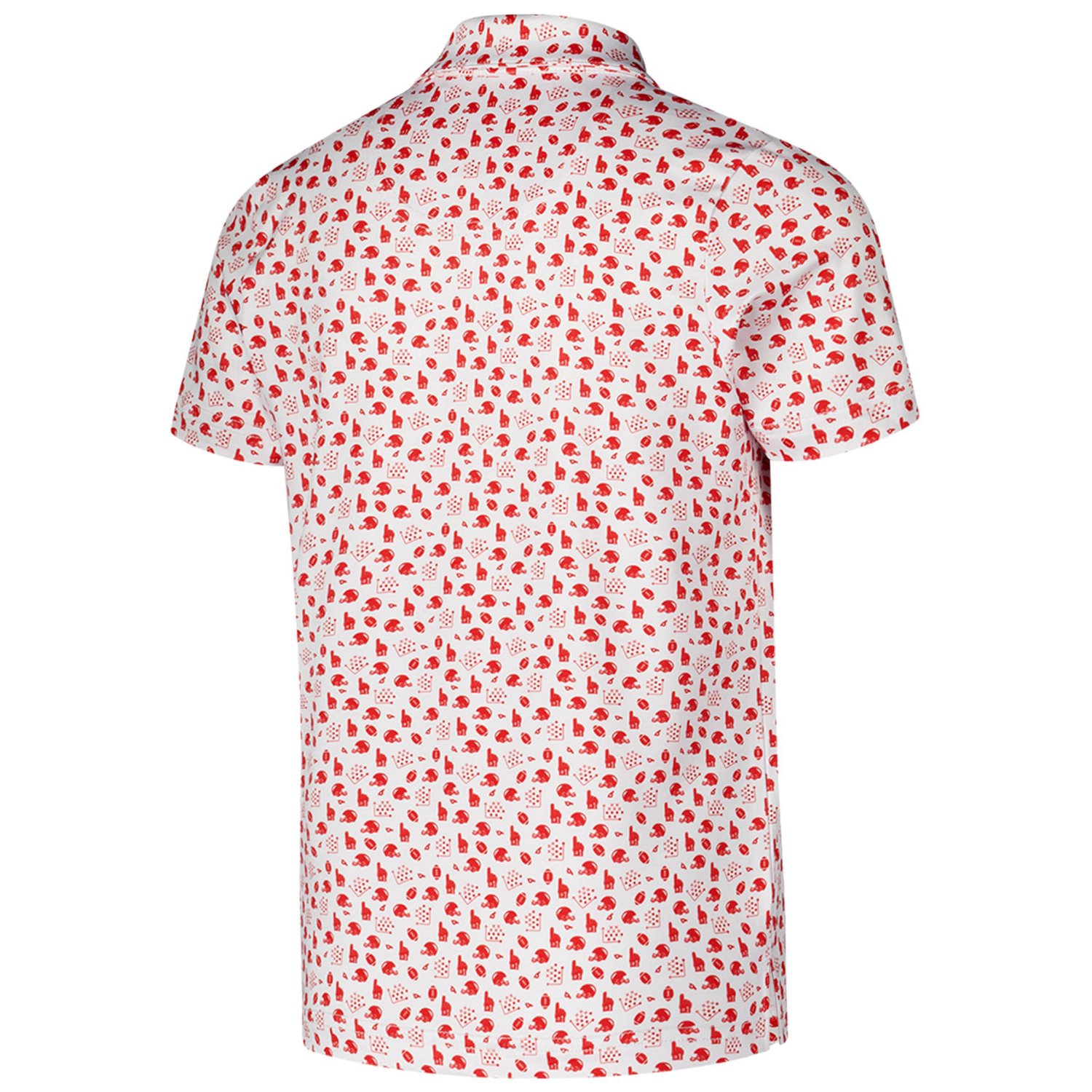 Youth Garb Ohio State Buckeyes Earnest Allover Print Polo