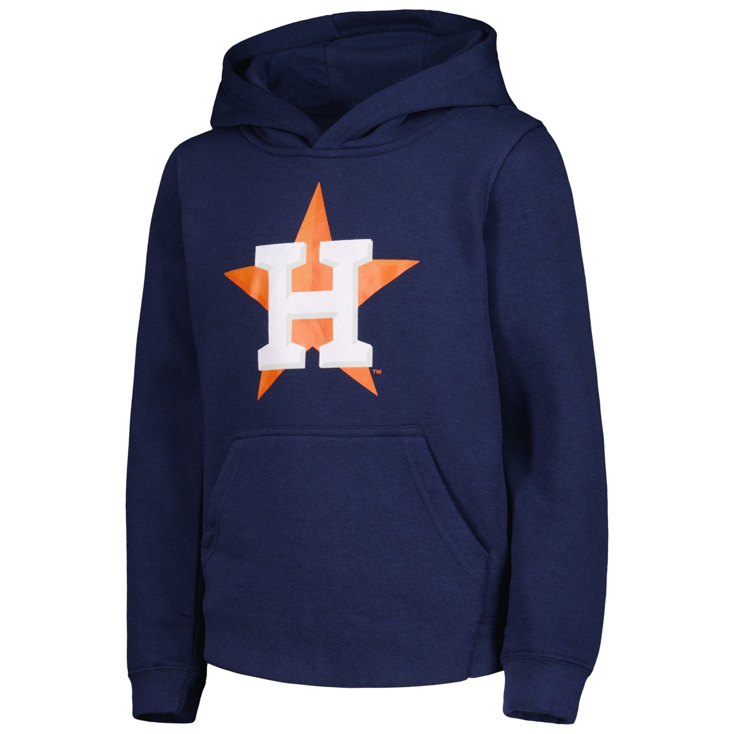 Youth Houston Astros Team Primary Logo Pullover Hoodie - view number 2