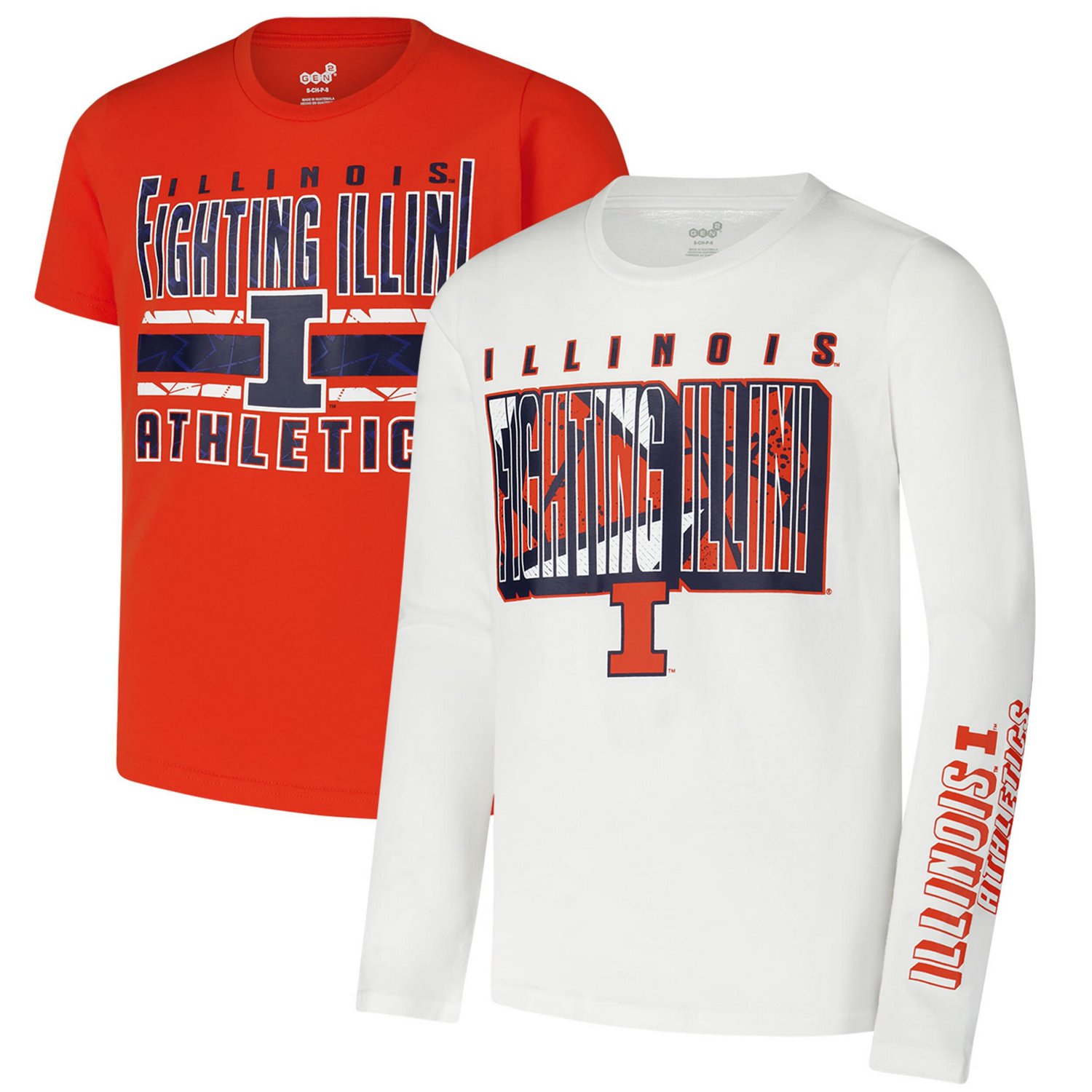 Youth Illinois Fighting Illini In the Mix T-Shirt Combo Set - view number 1