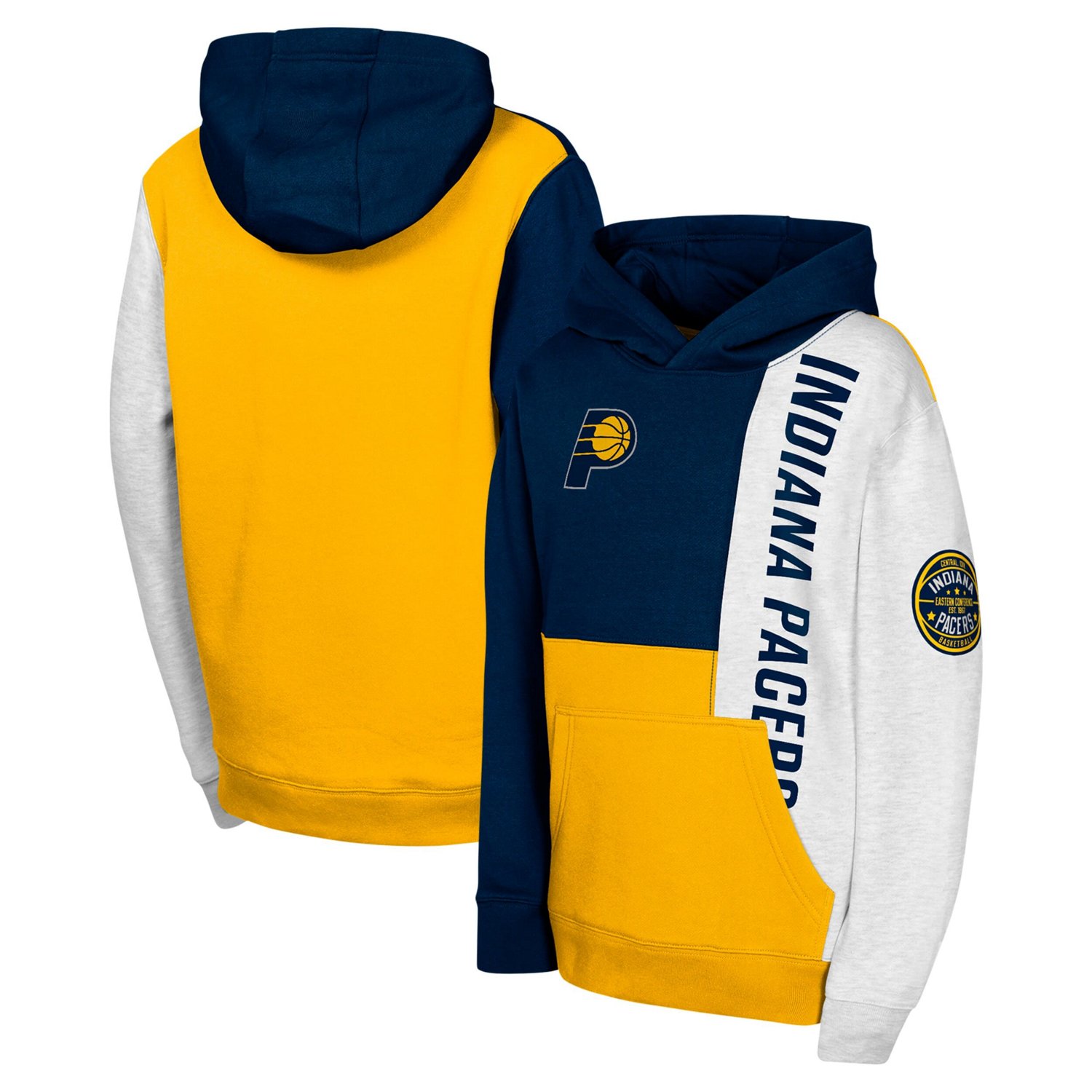 Youth Indiana Pacers Splash Pullover Hoodie                                                                                      - view number 1