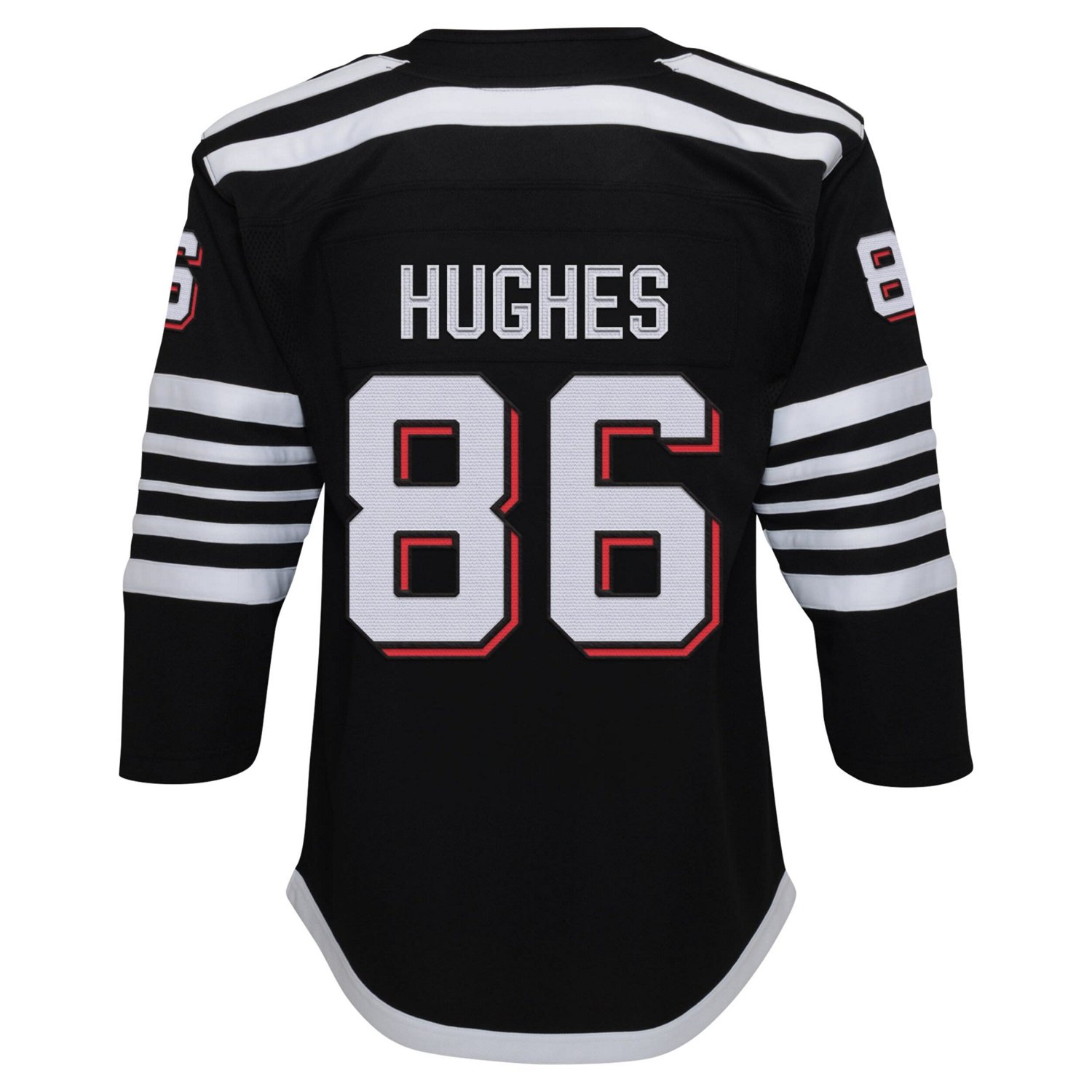 Youth Jack Hughes New Jersey Devils Alternate Premier Player Jersey - view number 3