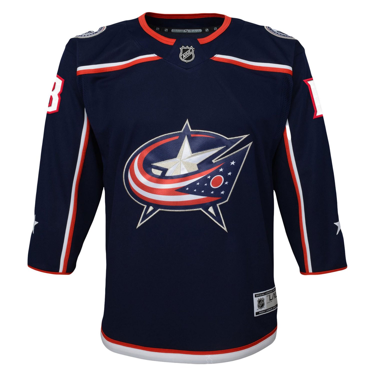 Youth Johnny Gaudreau Columbus Blue Jackets 2022 23 Premier Player Jersey - view number 2