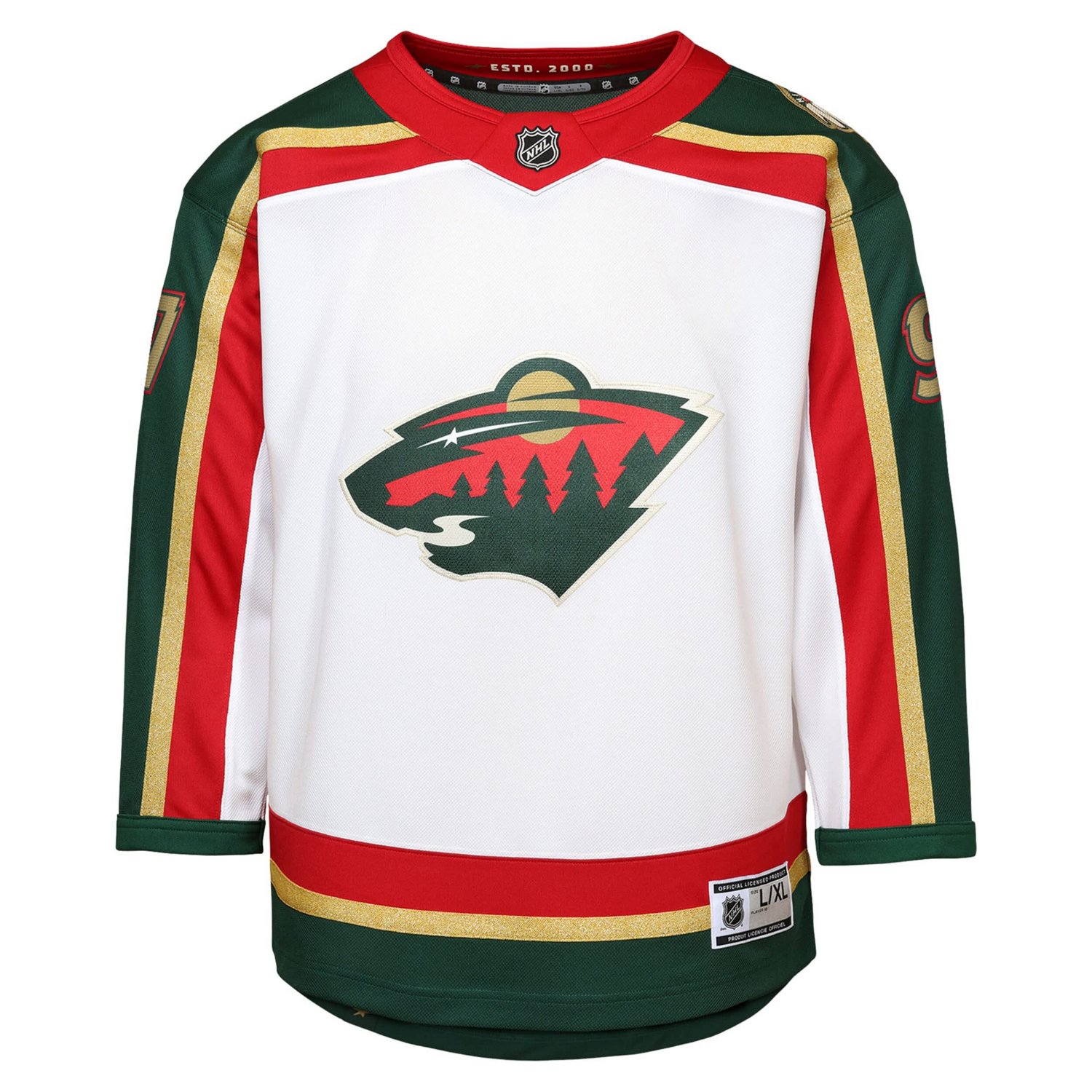 Youth Kirill Kaprizov Minnesota Wild 25th Anniversary Replica Player Jersey - view number 3