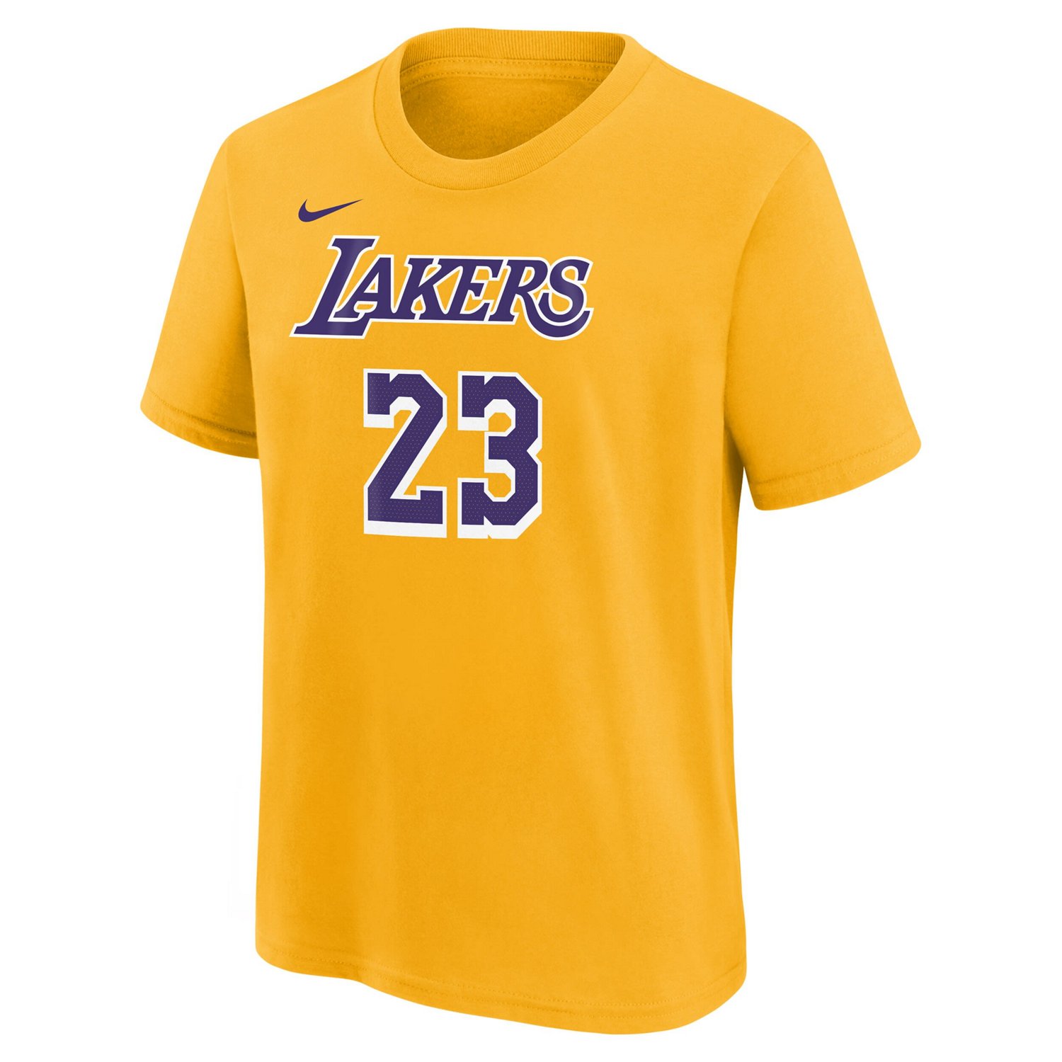 Youth LeBron James Los Angeles Lakers Icon Name  Number T-Shirt - view number 2