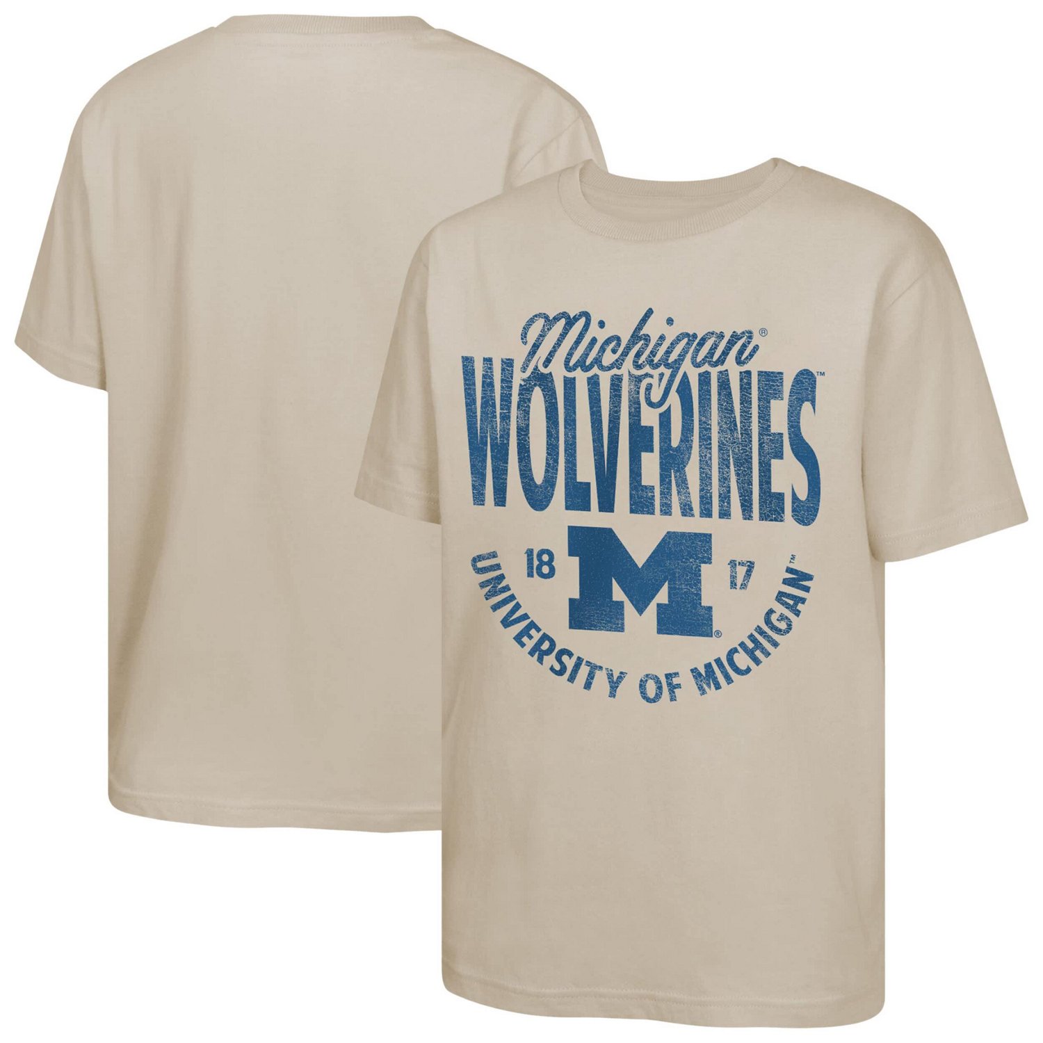 Youth Michigan Wolverines News Flash T-Shirt - view number 1