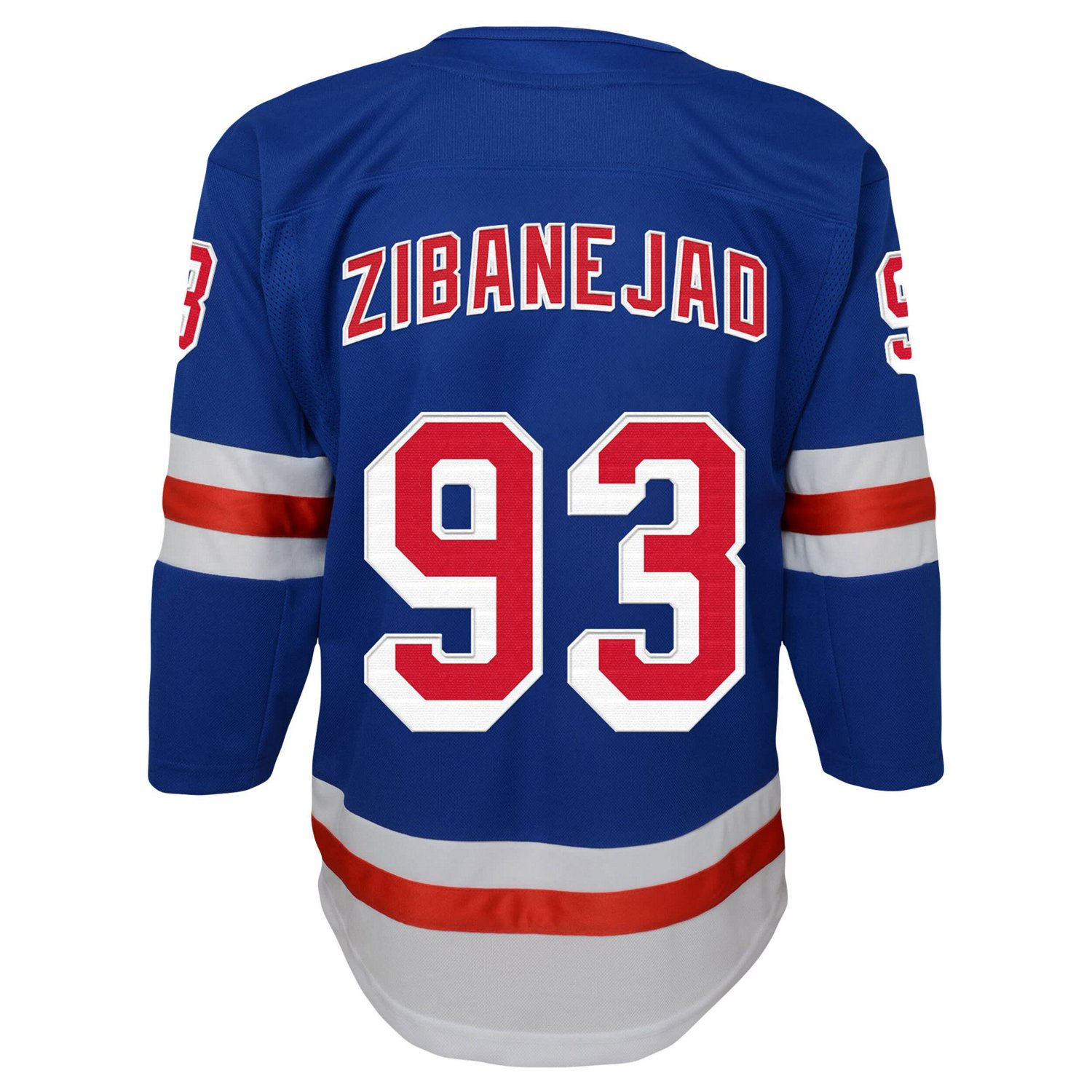 Youth Mika Zibanejad New York Rangers Home Premier Player Jersey - view number 3