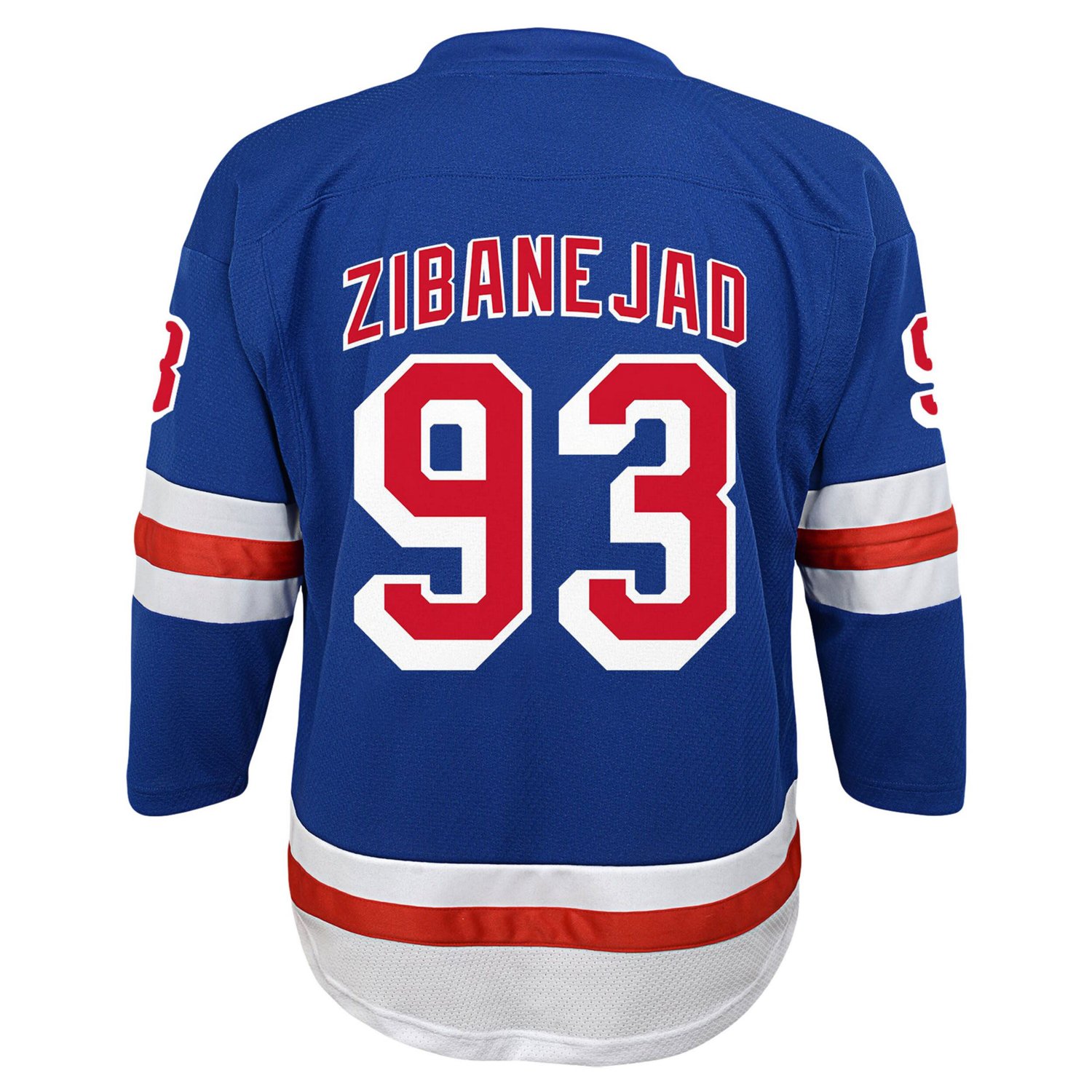 Youth Mika Zibanejad New York Rangers Home Replica Player Jersey - view number 3