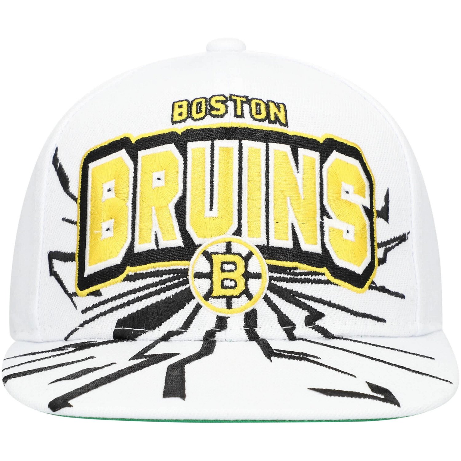 Youth Mitchell  Ness Boston Bruins After Shock Snapback Hat - view number 2