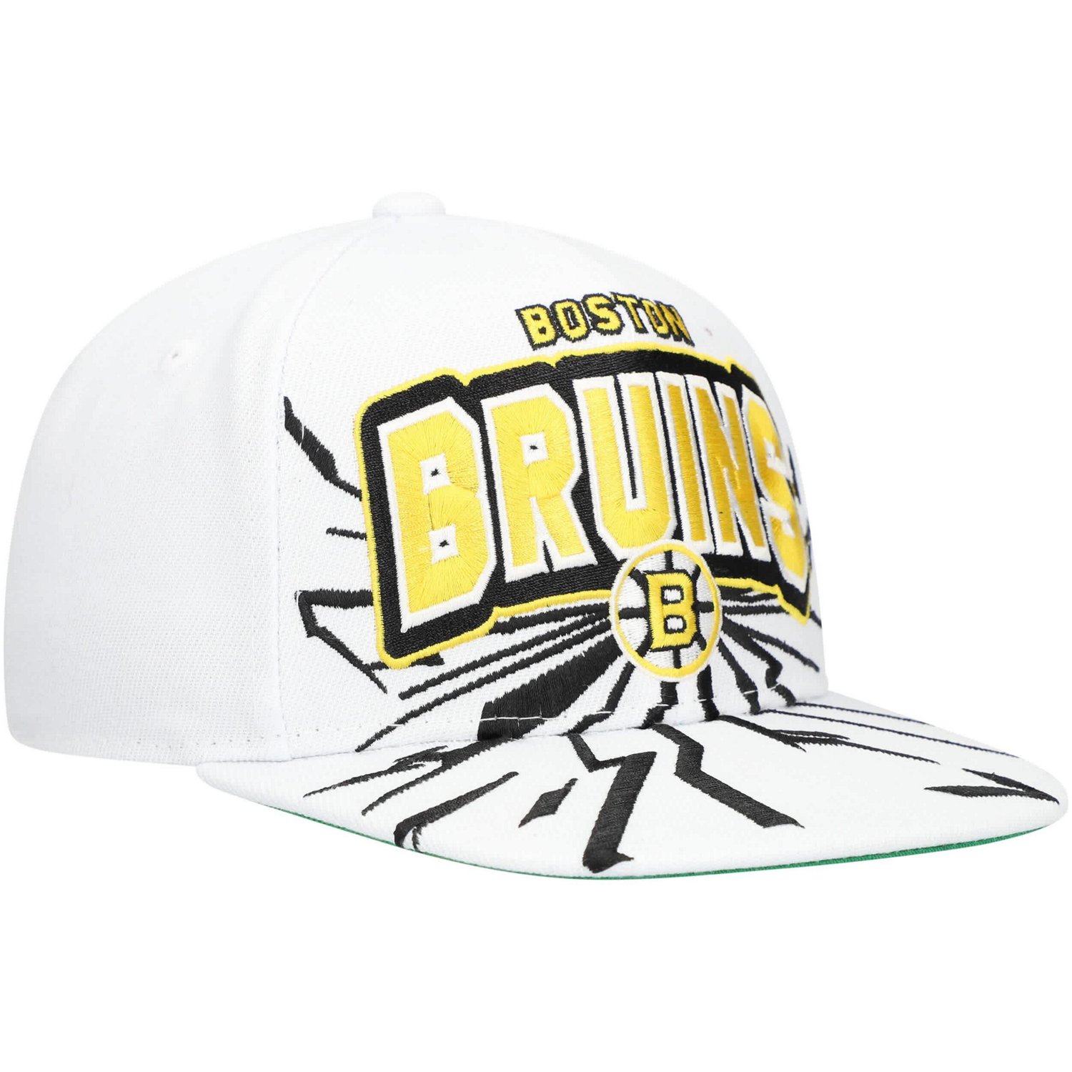Youth Mitchell  Ness Boston Bruins After Shock Snapback Hat - view number 3