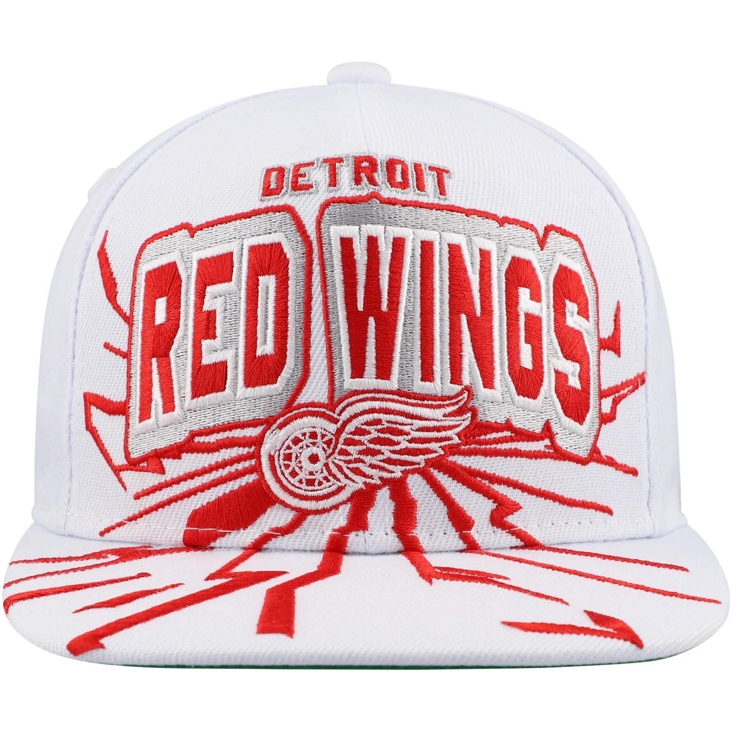 Youth Mitchell  Ness Detroit Red Wings After Shock Snapback Hat - view number 2