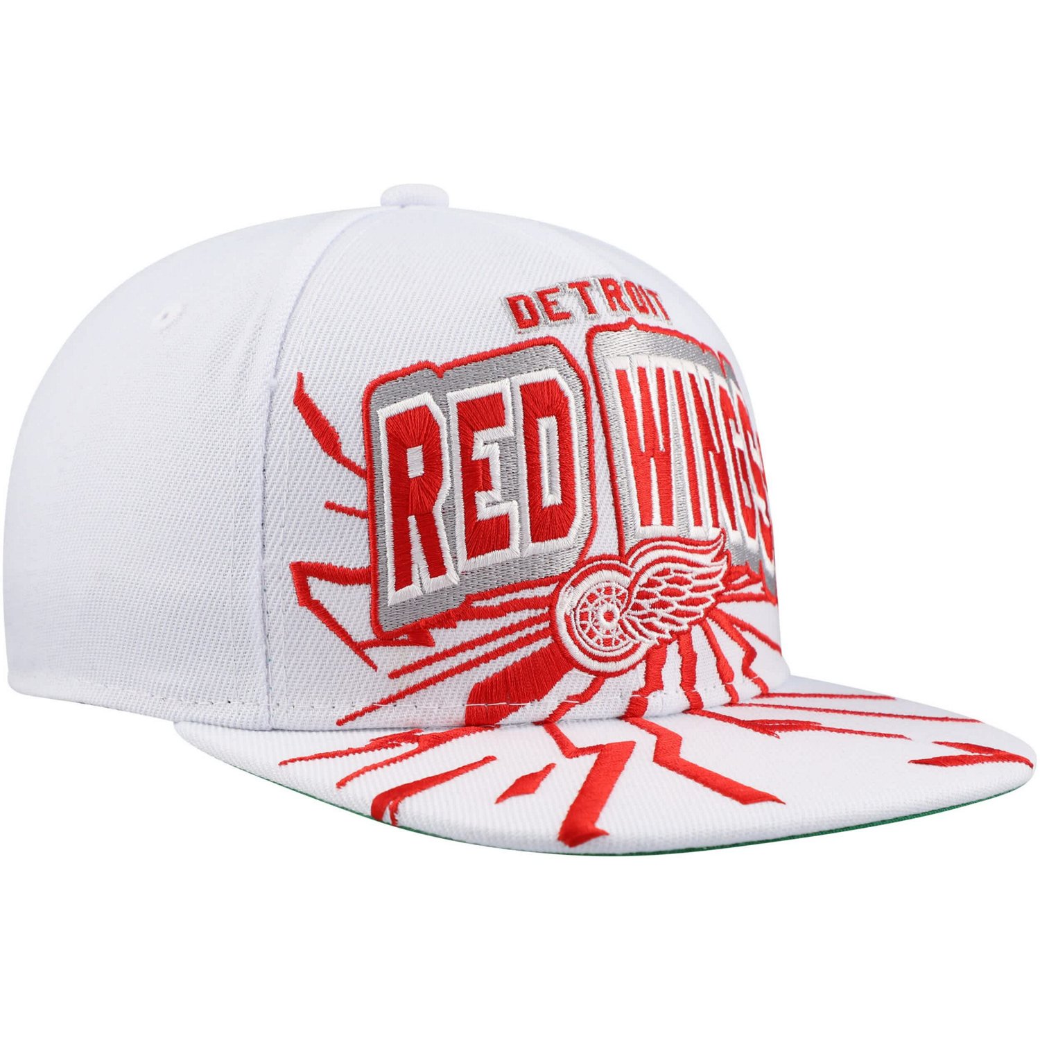 Youth Mitchell  Ness Detroit Red Wings After Shock Snapback Hat - view number 3