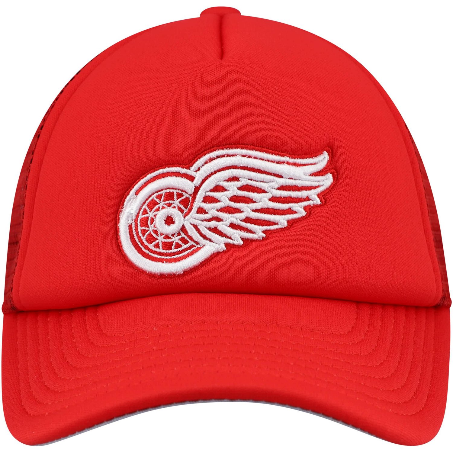 Youth Mitchell  Ness Detroit Wings Core Trucker Adjustable Hat - view number 2