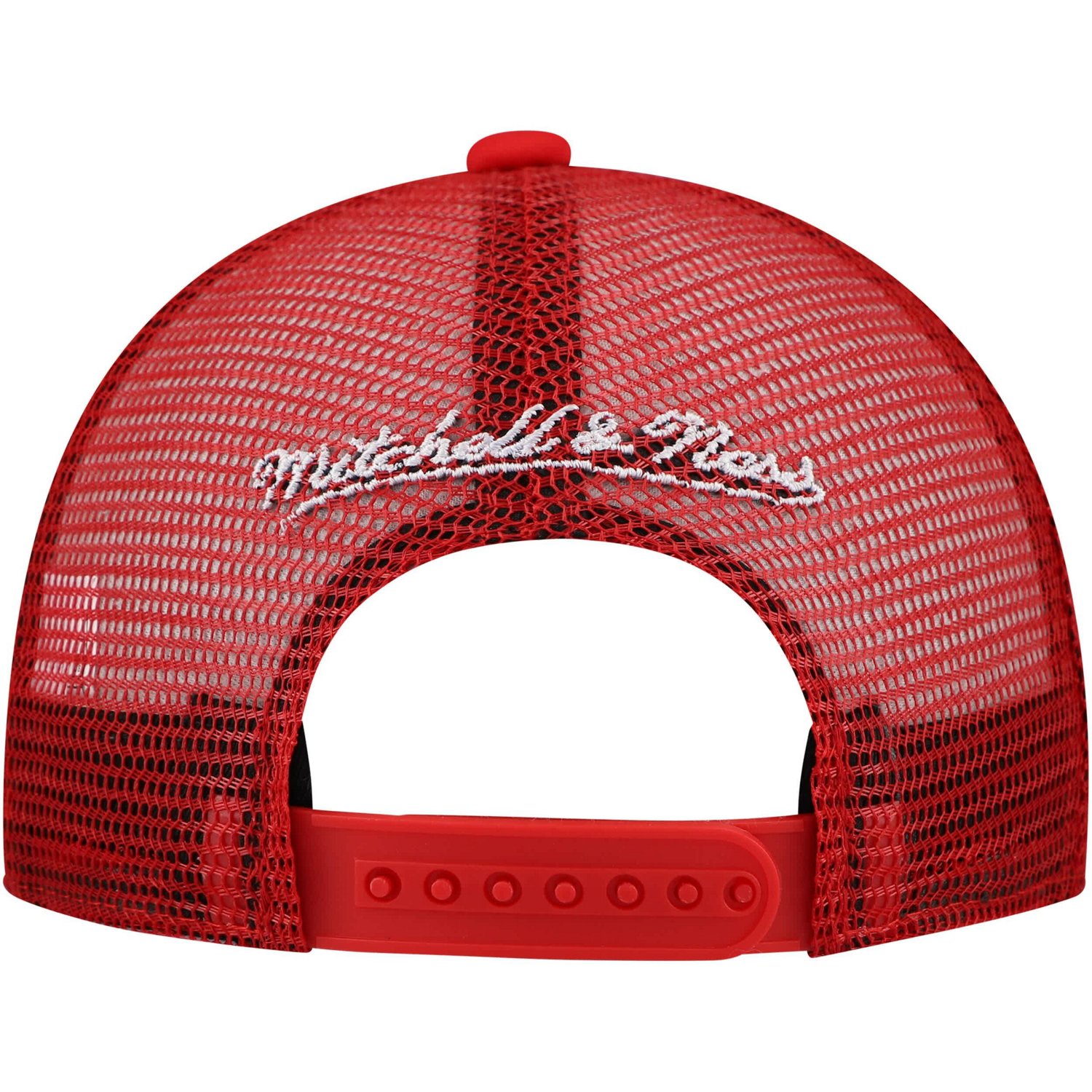 Youth Mitchell  Ness Detroit Wings Core Trucker Adjustable Hat - view number 4