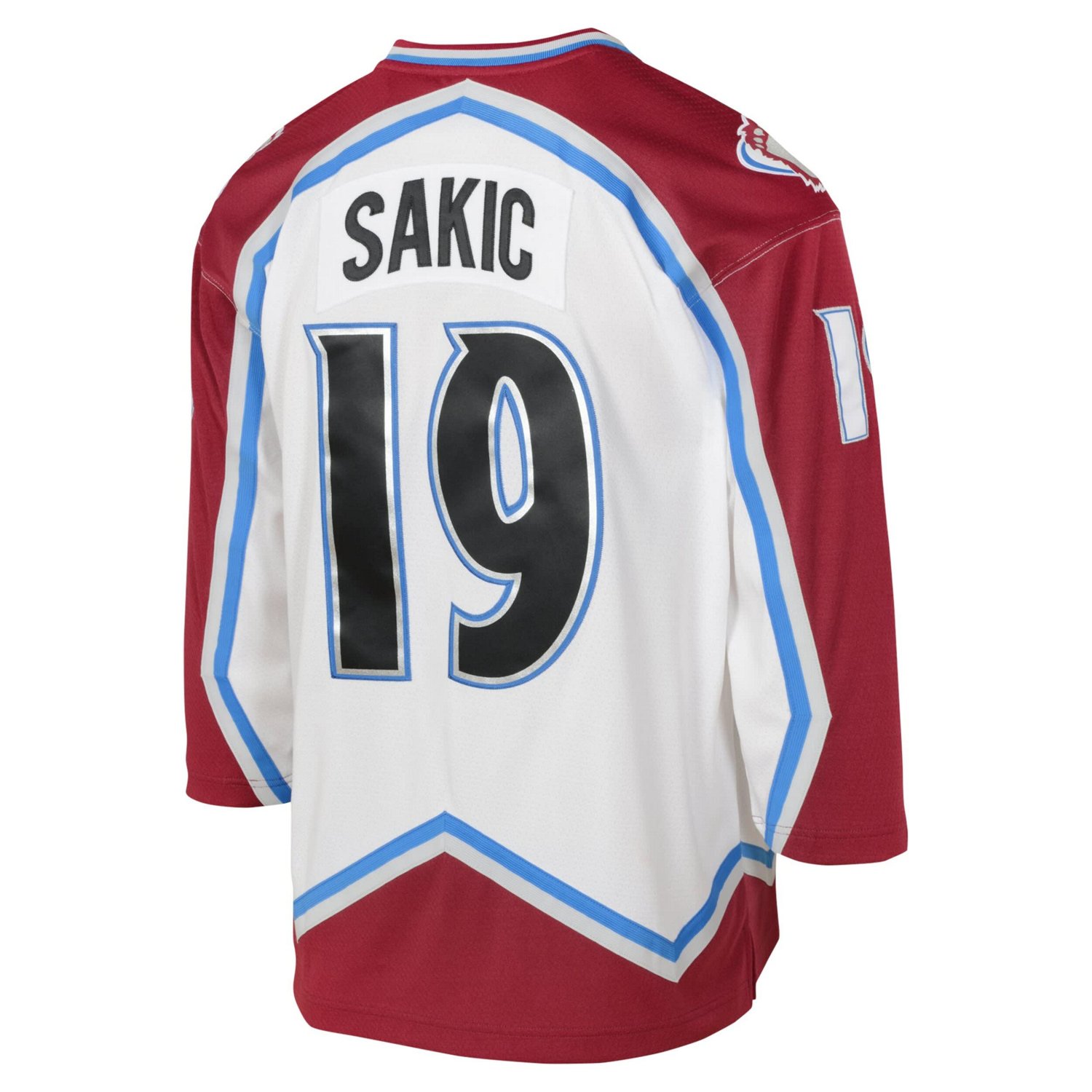 Youth Mitchell  Ness Joe Sakic Colorado Avalanche 2000 Blue Line Player Jersey                                                   - view number 3