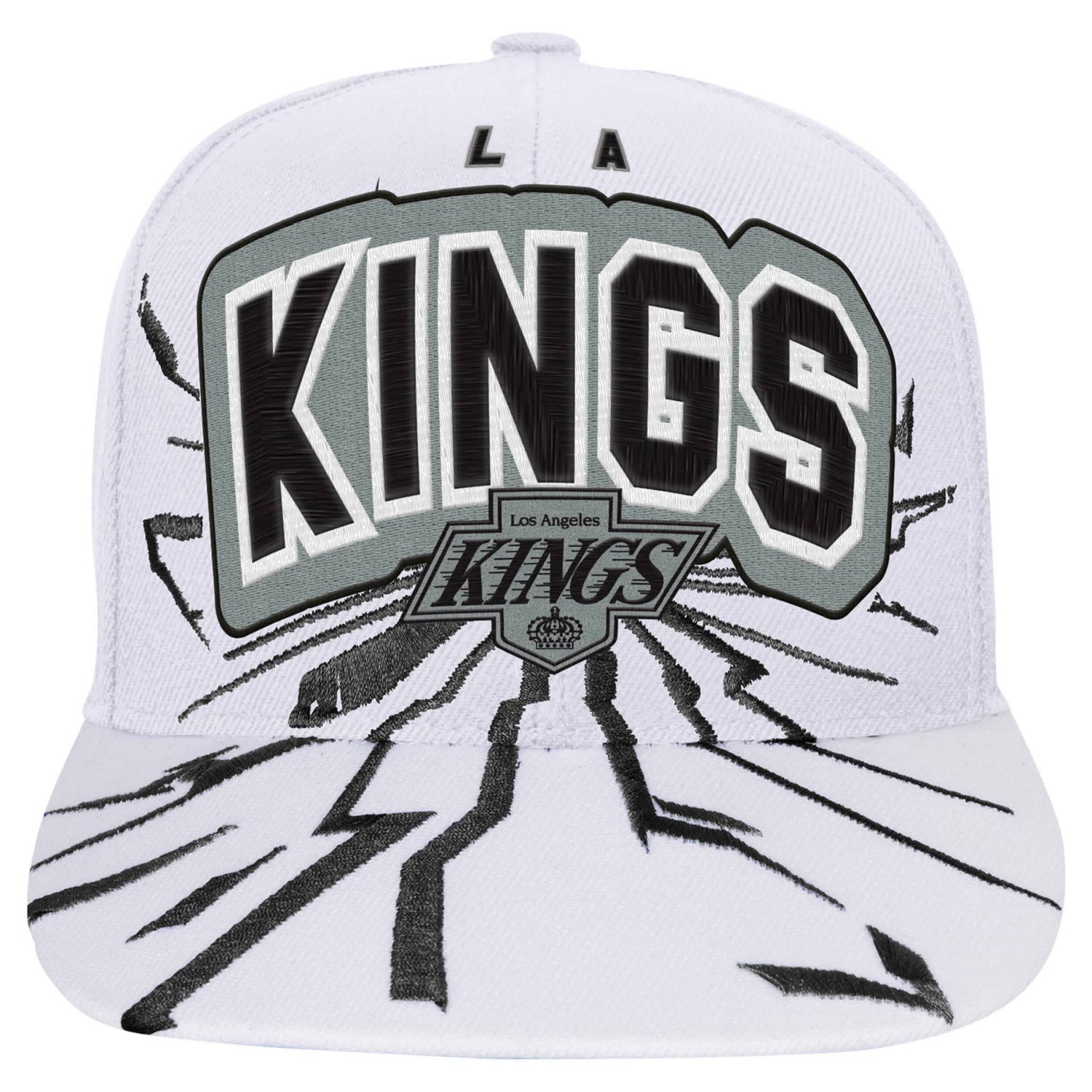 Youth Mitchell  Ness Los Angeles Kings After Shock Snapback Hat - view number 2