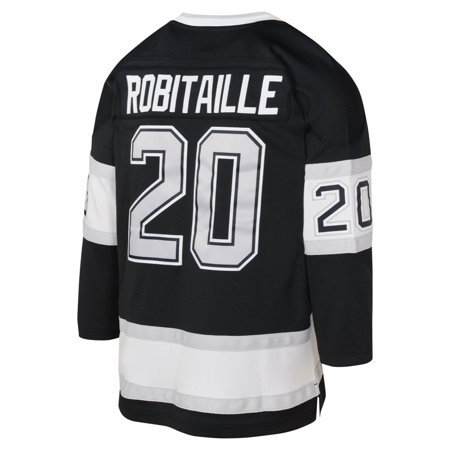 Youth Mitchell  Ness Luc Robitaille Los Angeles Kings 1992 Blue Line Player Jersey                                               - view number 3