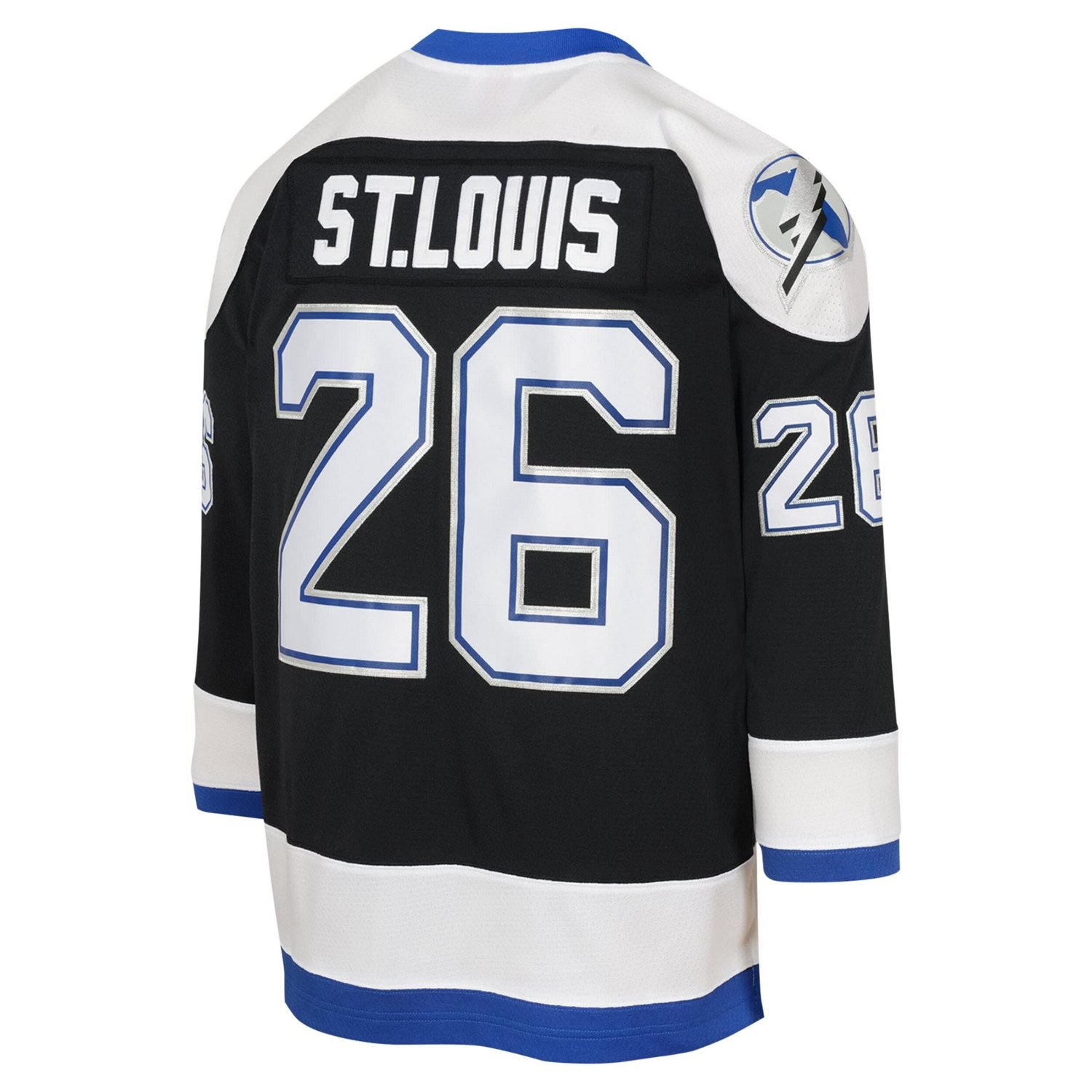 Youth Mitchell  Ness Martin St Louis Tampa Bay Lightning 2003 Blue Line Player Jersey                                            - view number 3